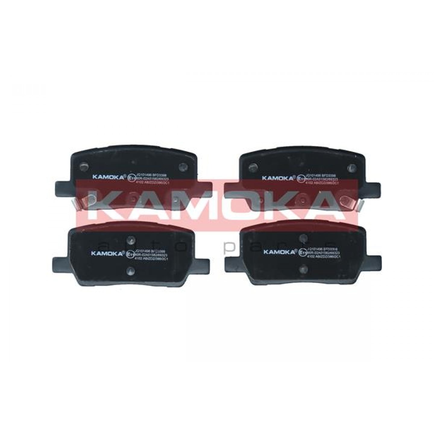 Kit de plaquettes de frein, frein à disque KAMOKA JQ101496
