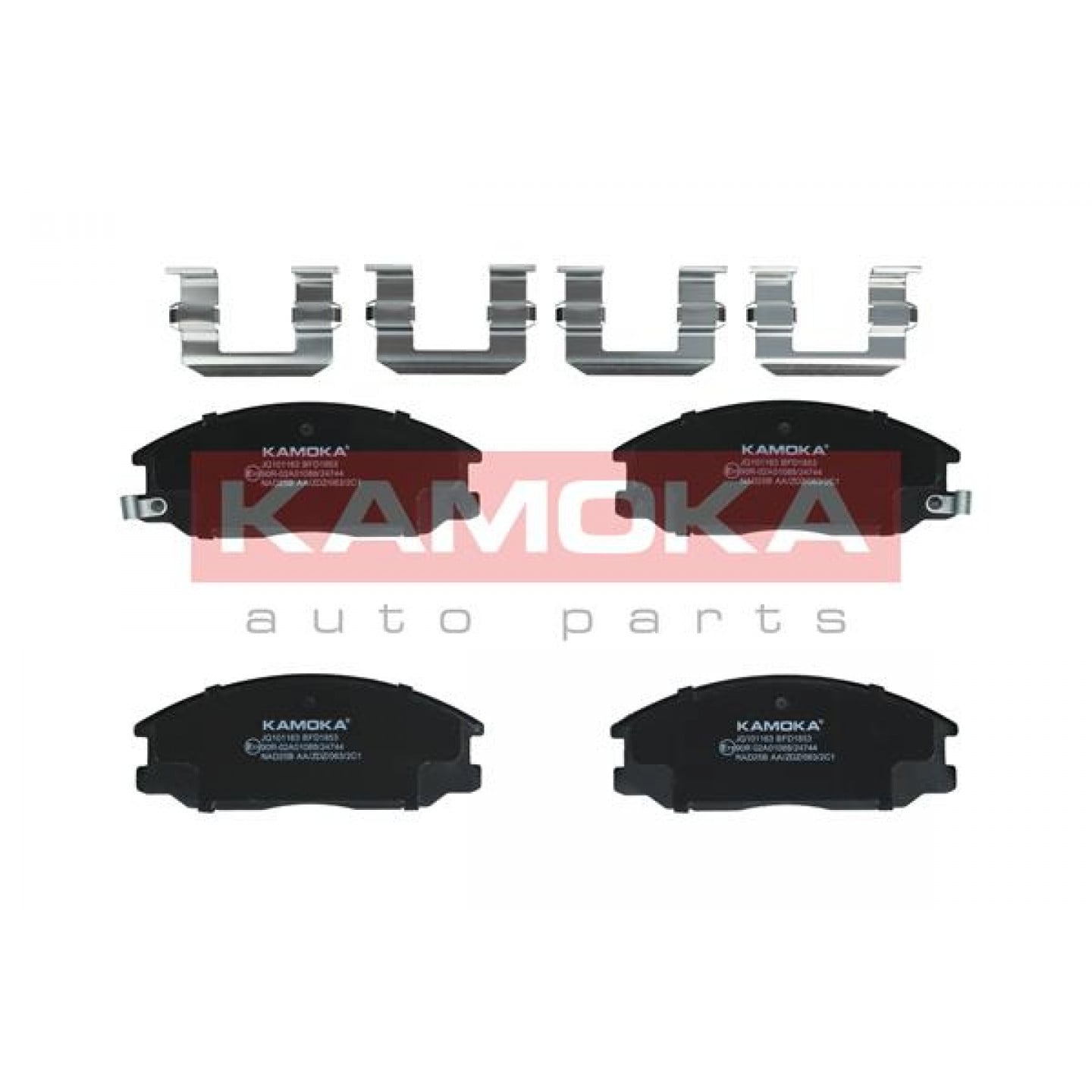 Kit de plaquettes de frein, frein à disque KAMOKA JQ101163