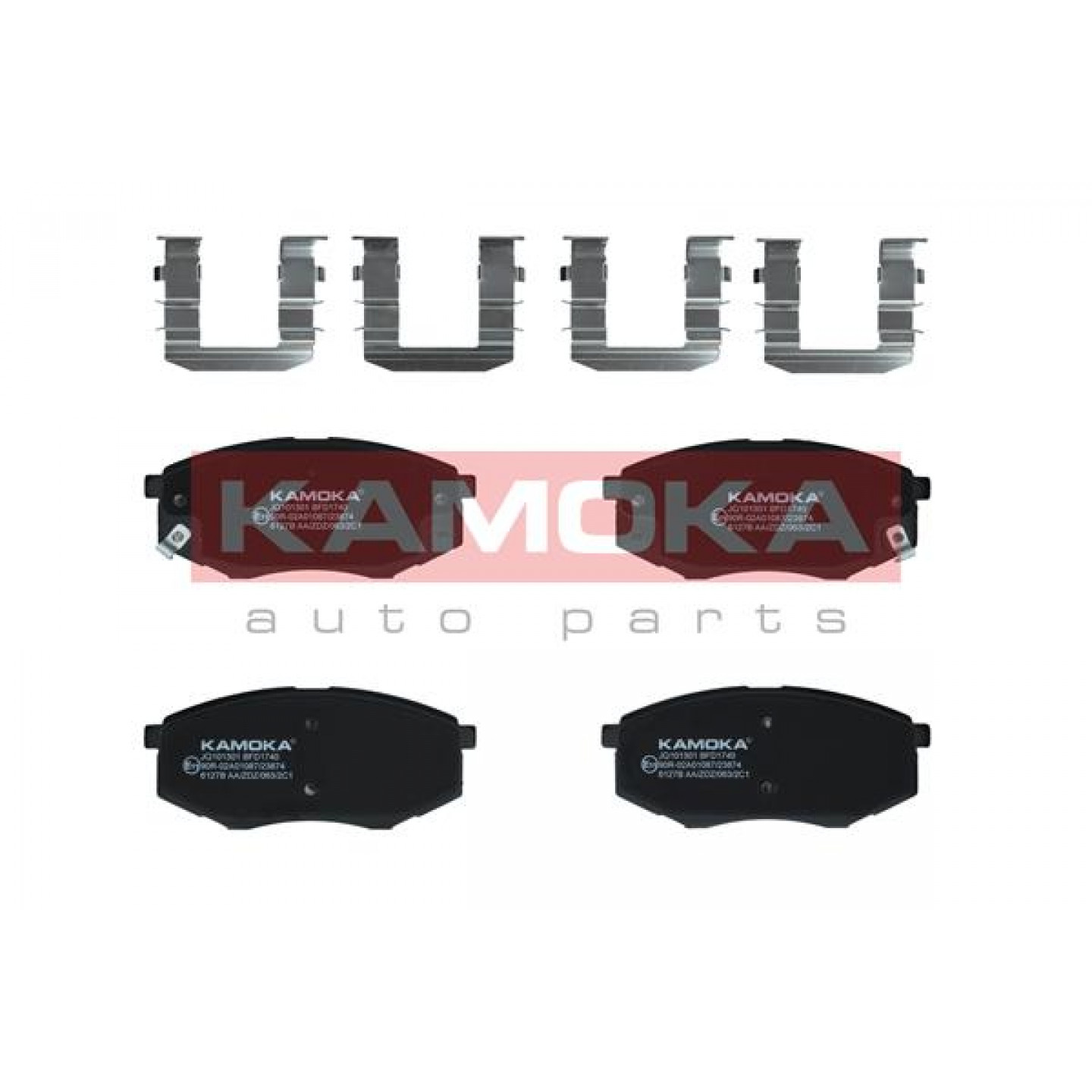 Kit de plaquettes de frein, frein à disque KAMOKA JQ101301