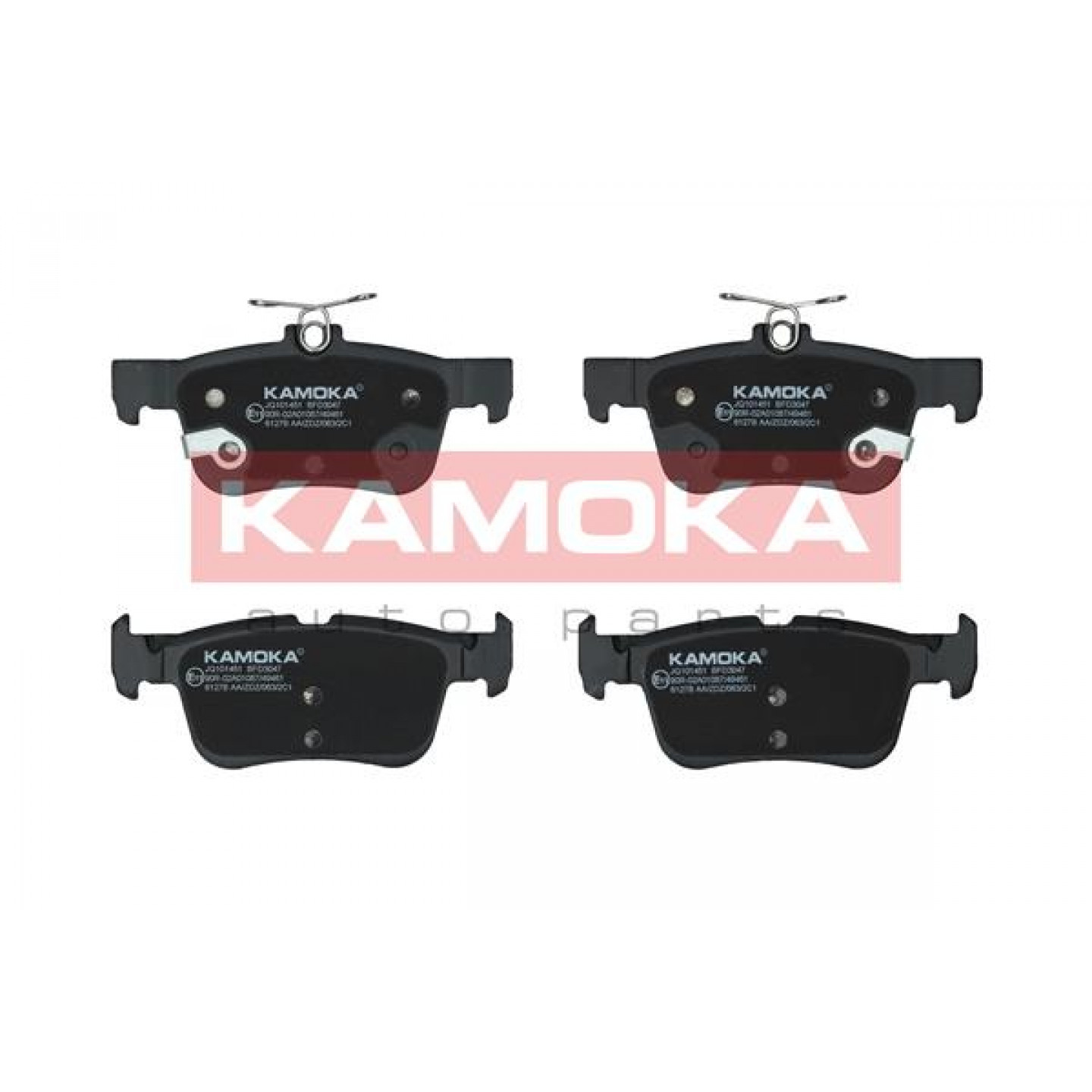 Kit de plaquettes de frein, frein à disque KAMOKA JQ101451