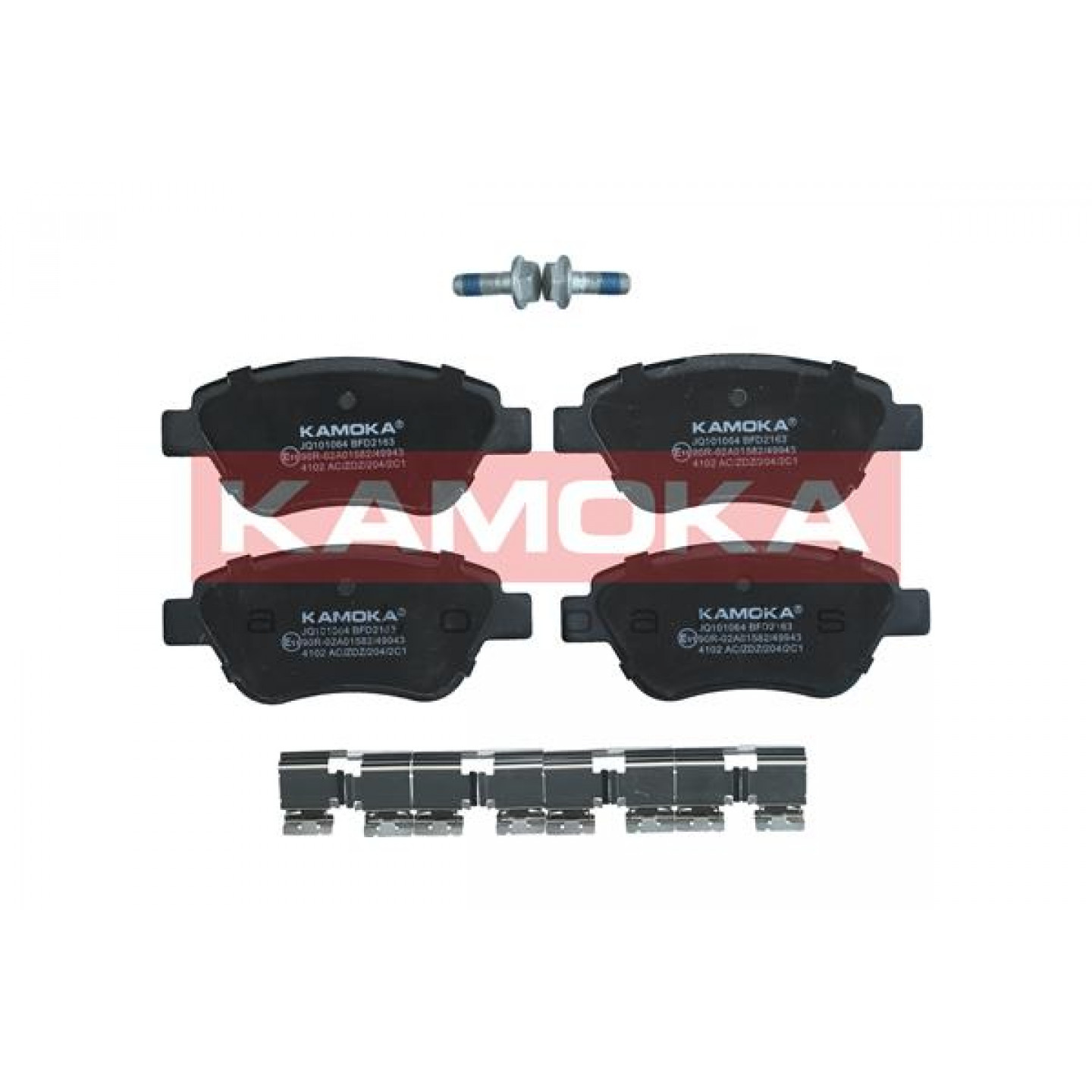 Kit de plaquettes de frein, frein à disque KAMOKA JQ101064
