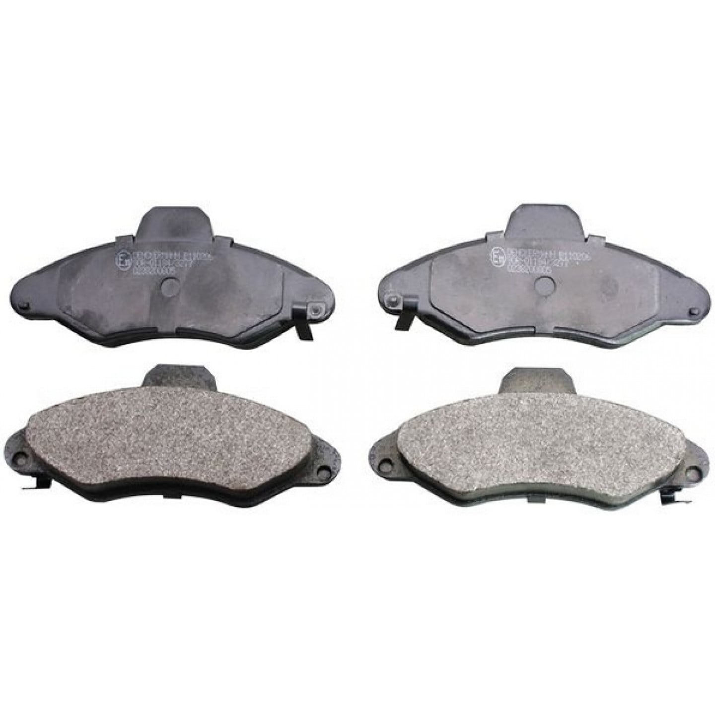 Kit de plaquettes de frein, frein à disque DENCKERMANN B110206