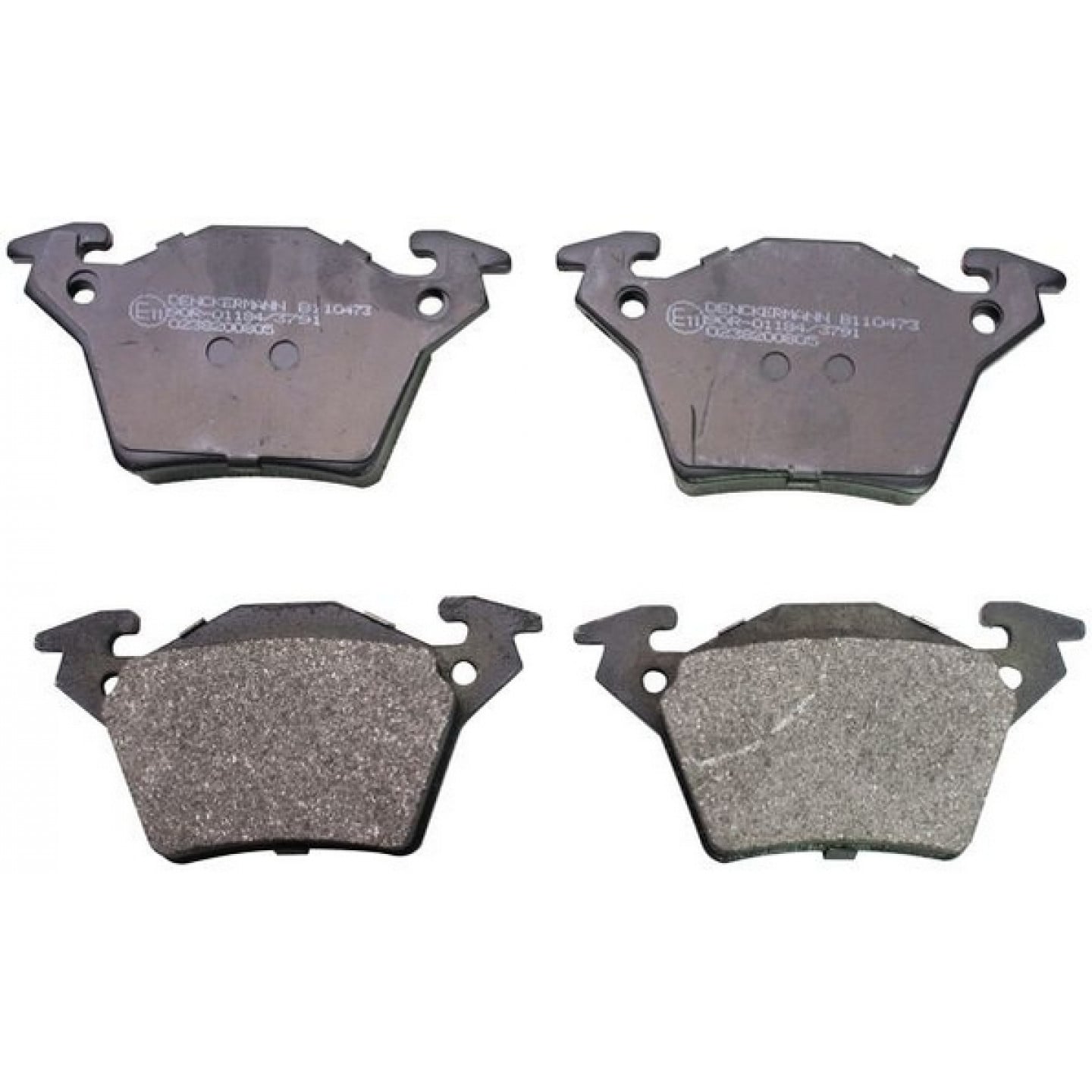 Kit de plaquettes de frein, frein à disque DENCKERMANN B110473