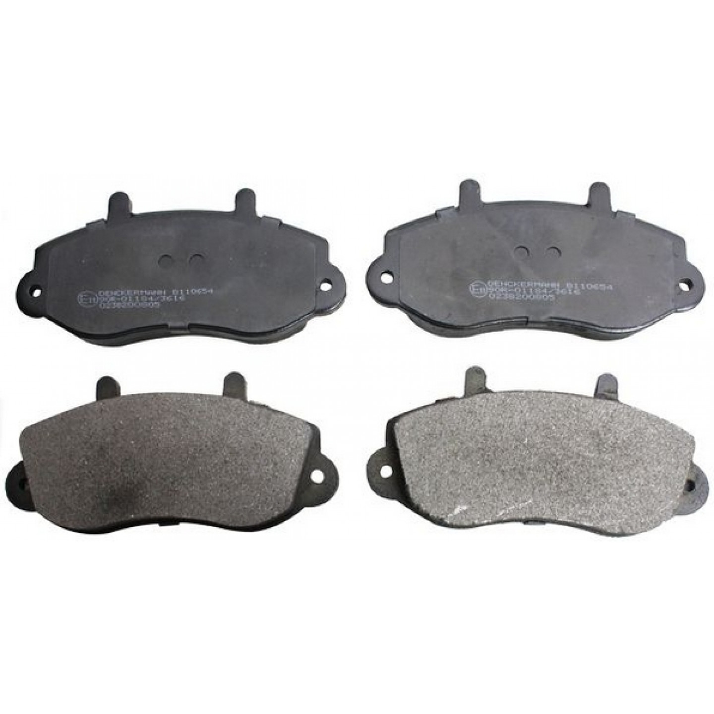 Kit de plaquettes de frein, frein à disque DENCKERMANN B110654