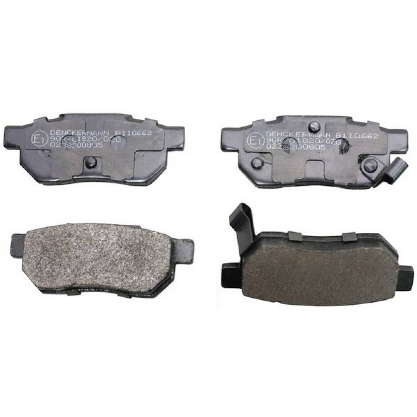 Kit de plaquettes de frein, frein à disque DENCKERMANN B110662