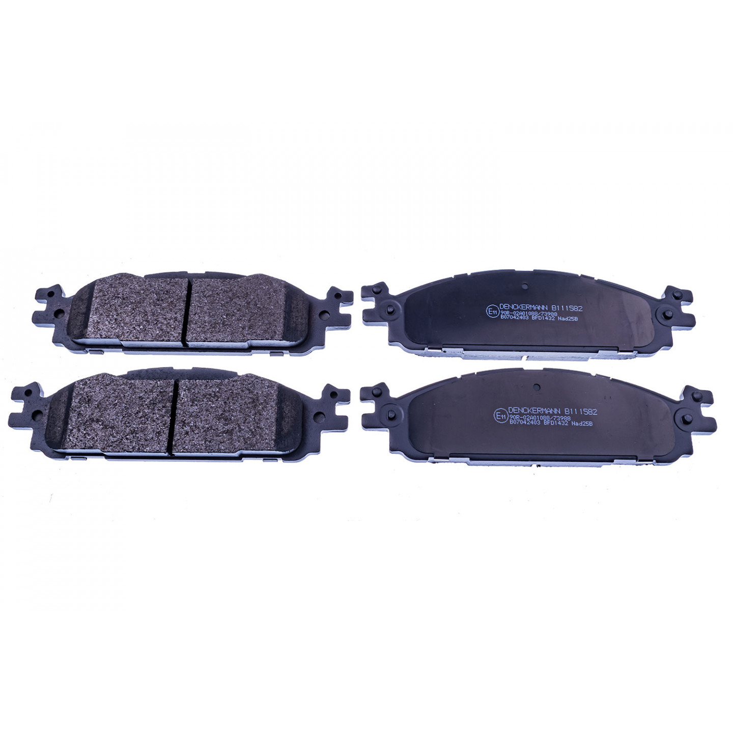 Kit pastiglie freno, Freno a disco DENCKERMANN B111582