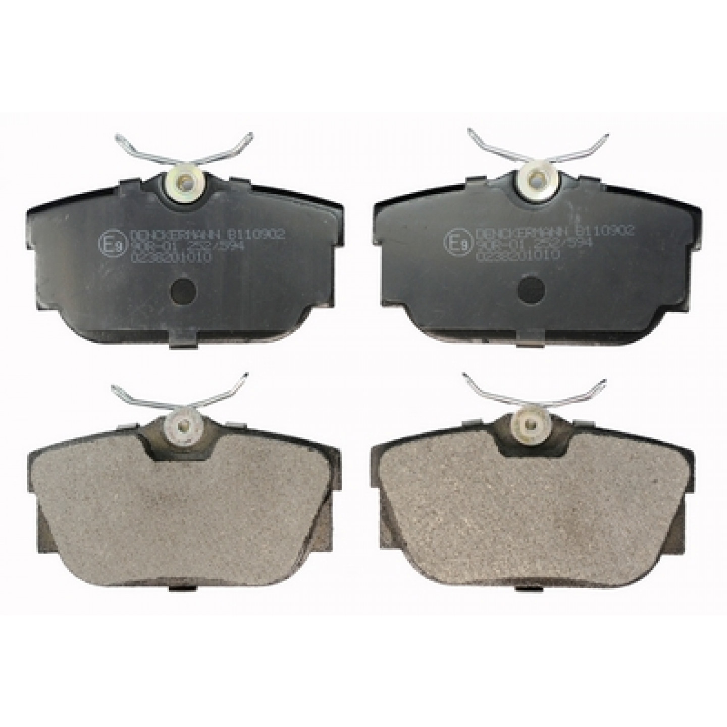 Kit pastiglie freno, Freno a disco DENCKERMANN B110902