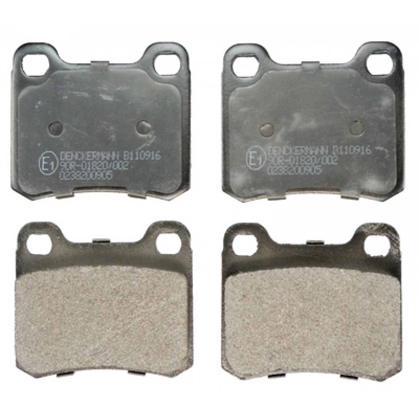Kit de plaquettes de frein, frein à disque DENCKERMANN B110916