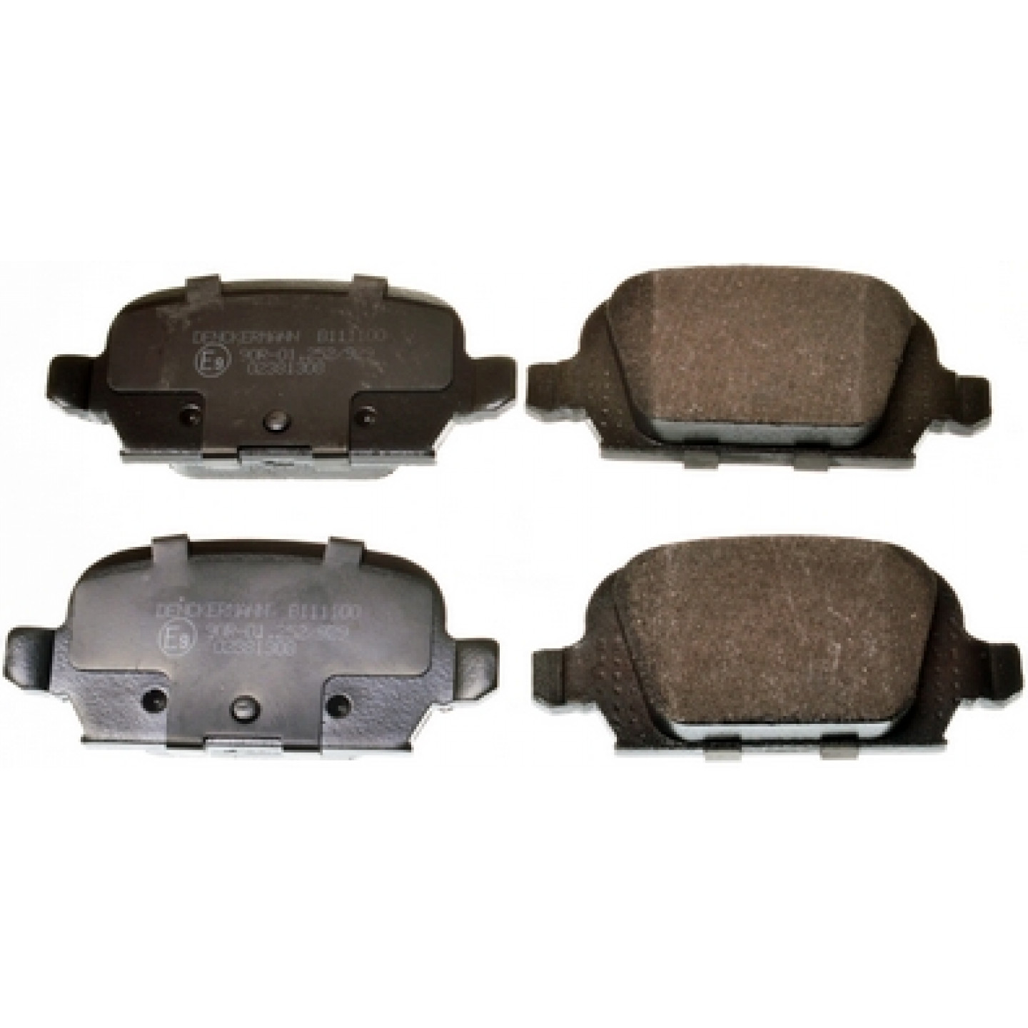 Kit de plaquettes de frein, frein à disque DENCKERMANN B111100