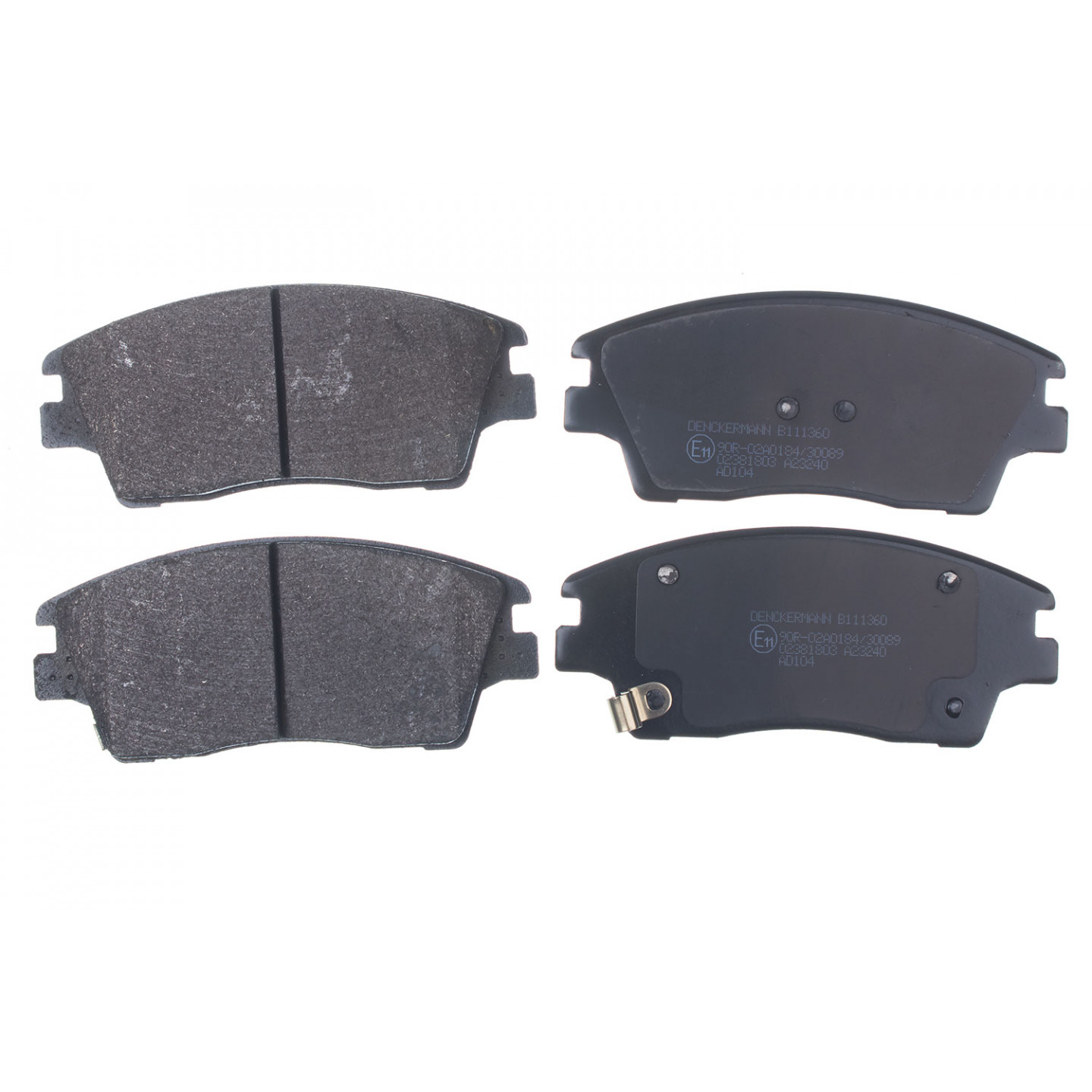 Kit pastiglie freno, Freno a disco DENCKERMANN B111360