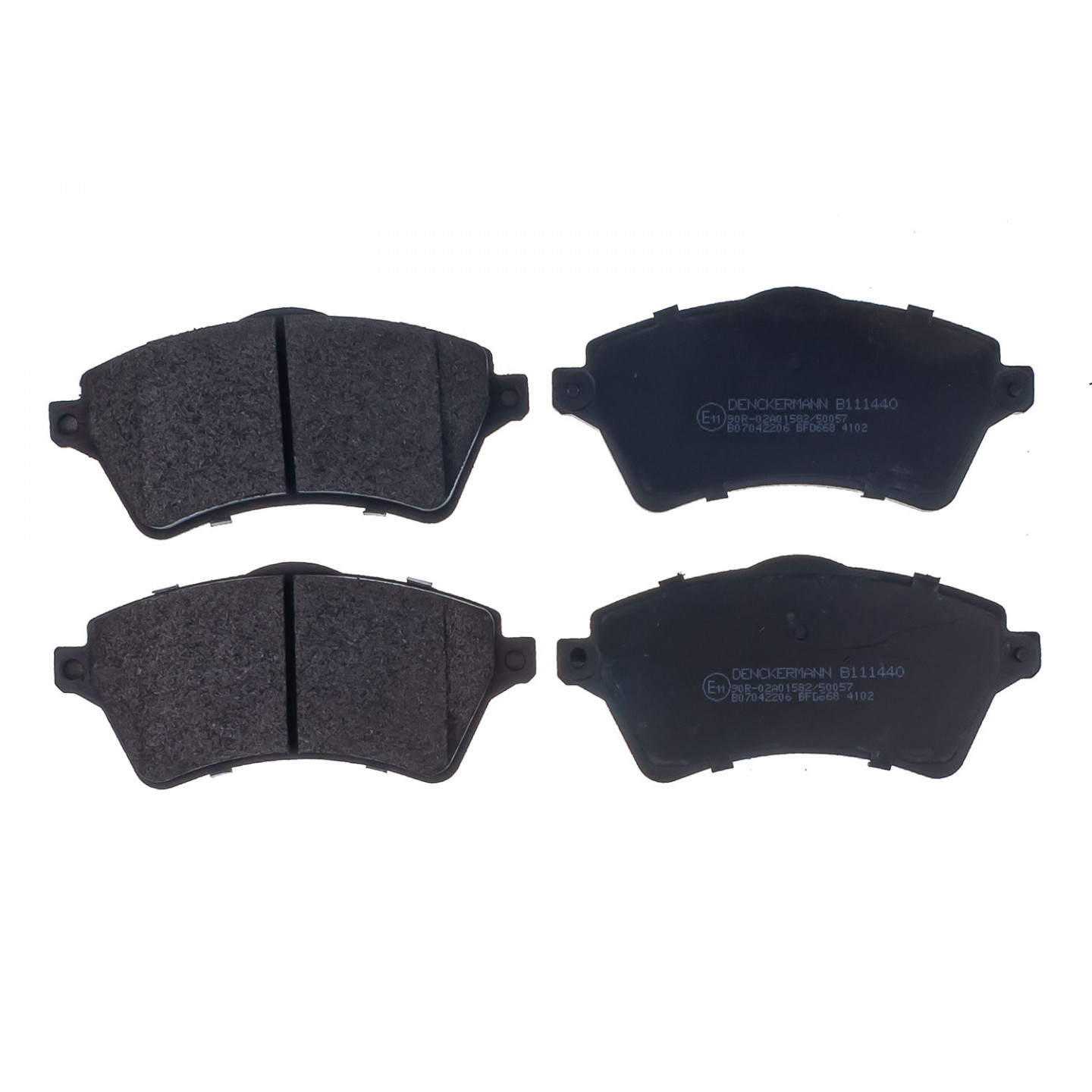 Kit de plaquettes de frein, frein à disque DENCKERMANN B111440