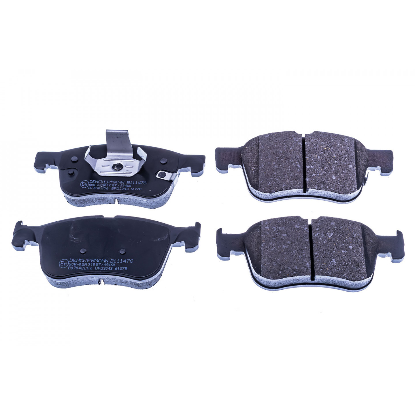 Kit pastiglie freno, Freno a disco DENCKERMANN B111476