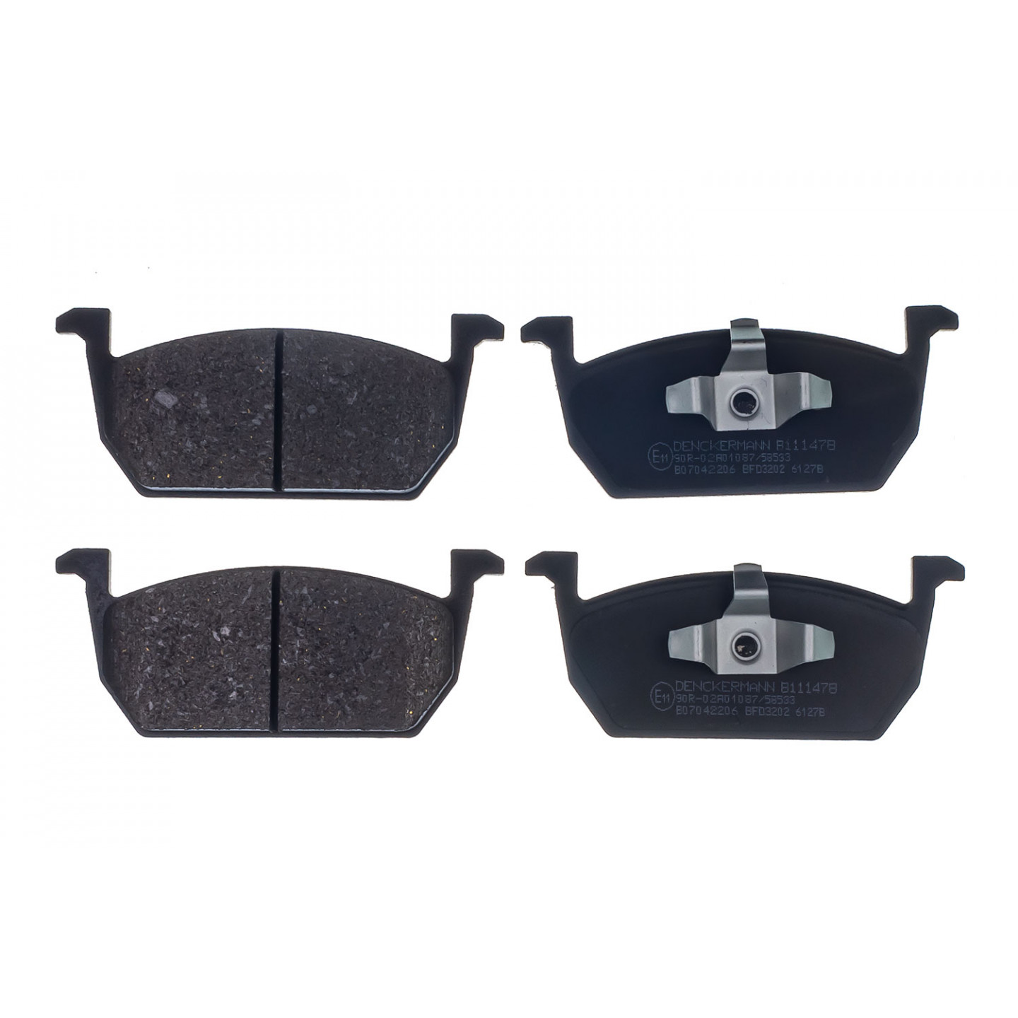 Kit pastiglie freno, Freno a disco DENCKERMANN B111478