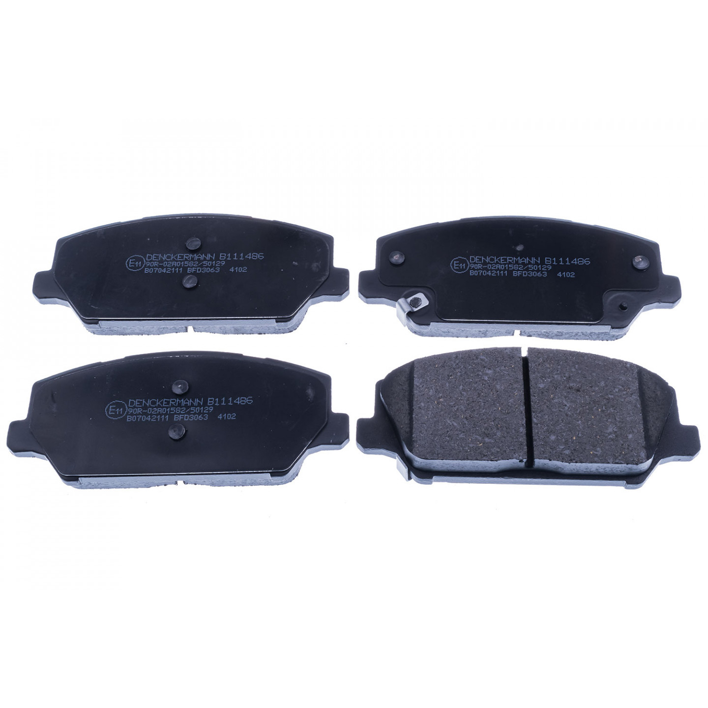 Kit pastiglie freno, Freno a disco DENCKERMANN B111486