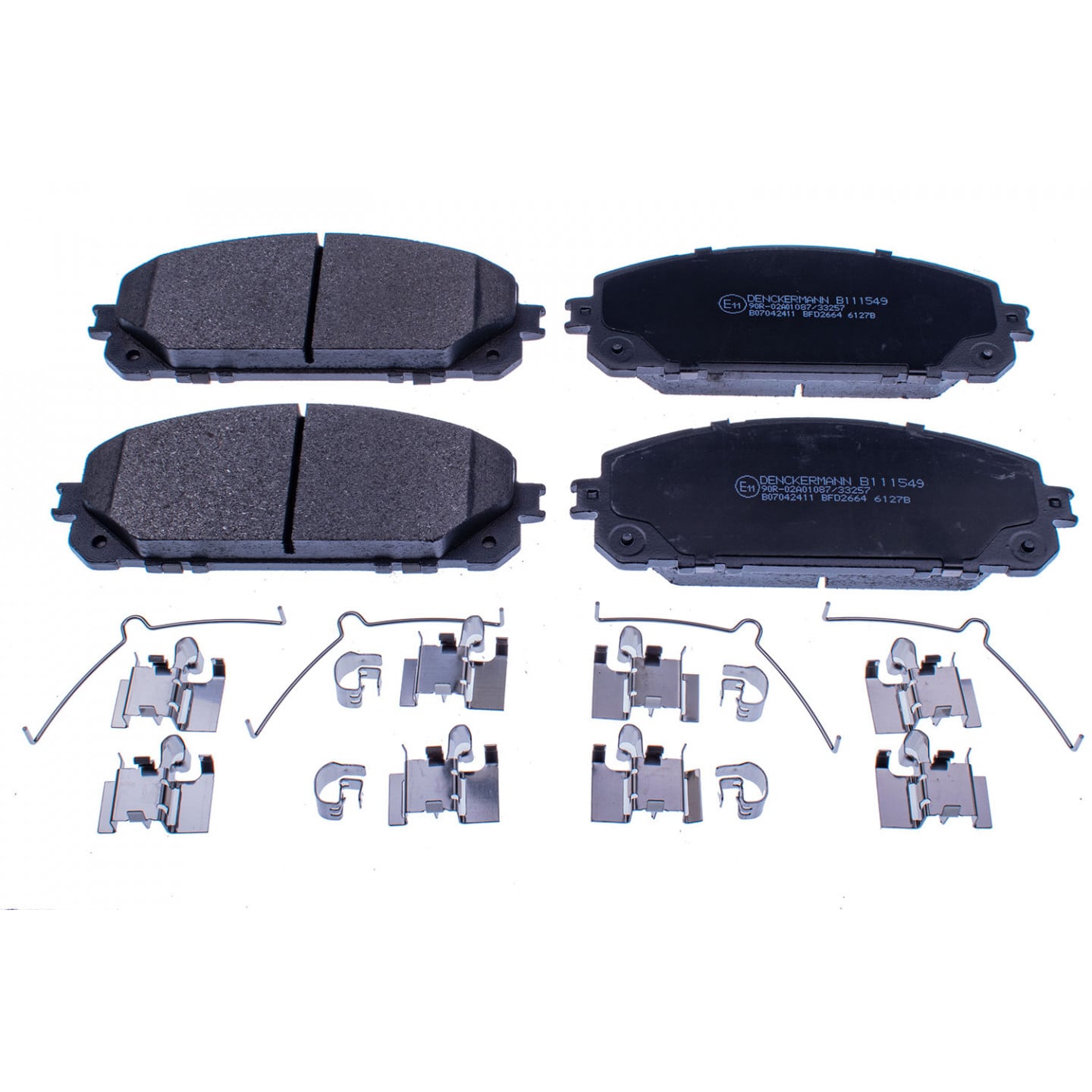 Kit pastiglie freno, Freno a disco DENCKERMANN B111549