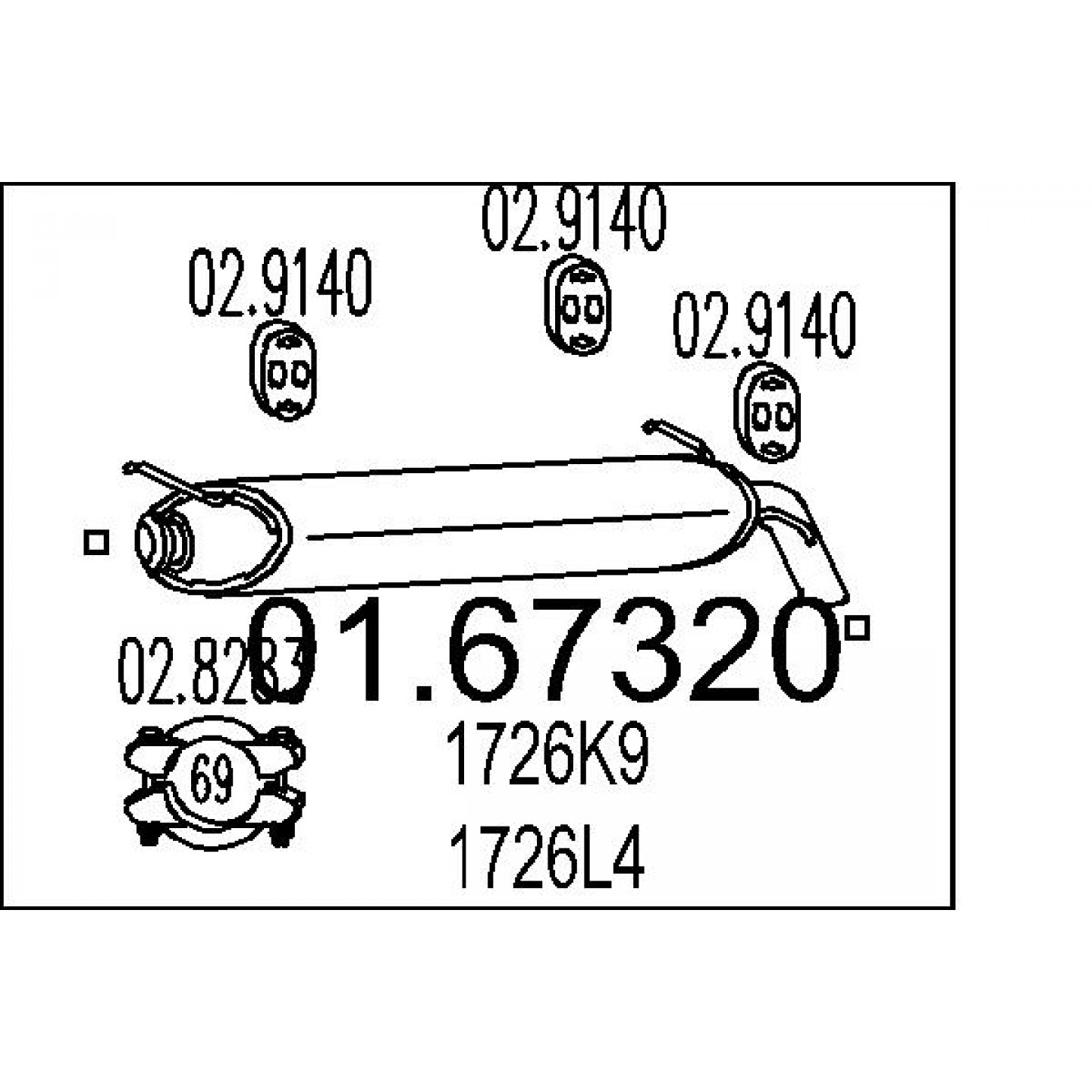 Einddemper MTS 01.67320