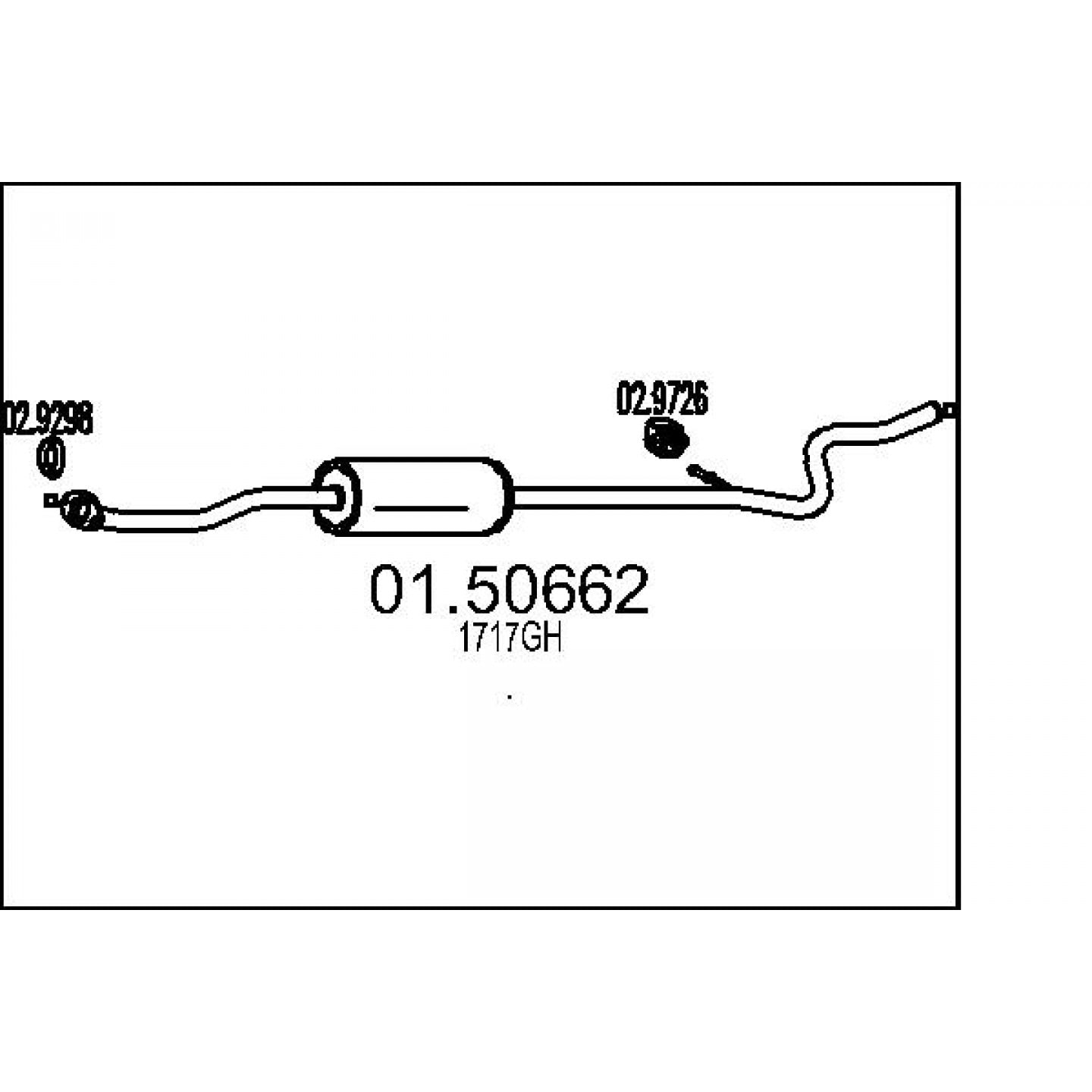 Middendemper MTS 01.50662