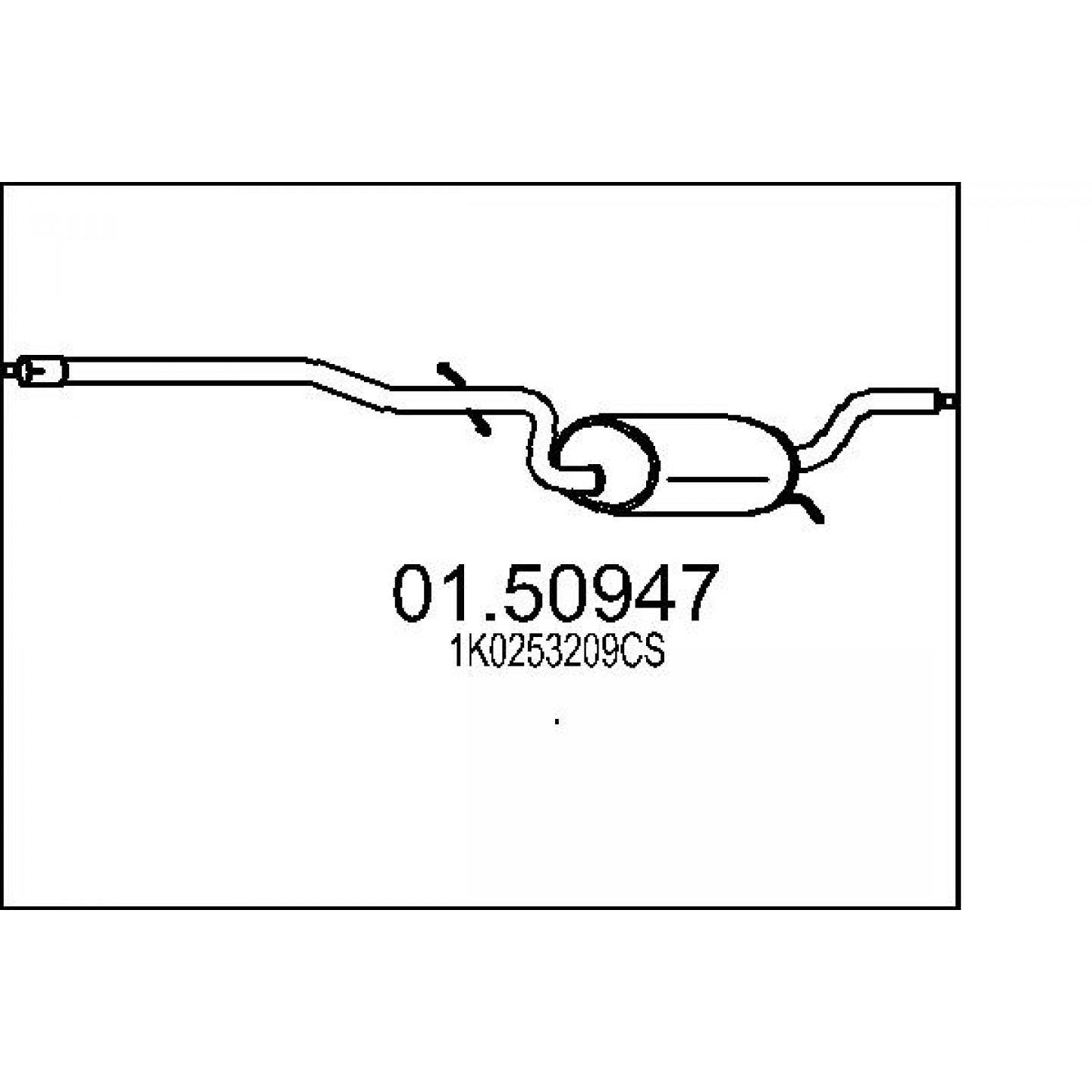 Silenziatore centrale MTS 01.50947