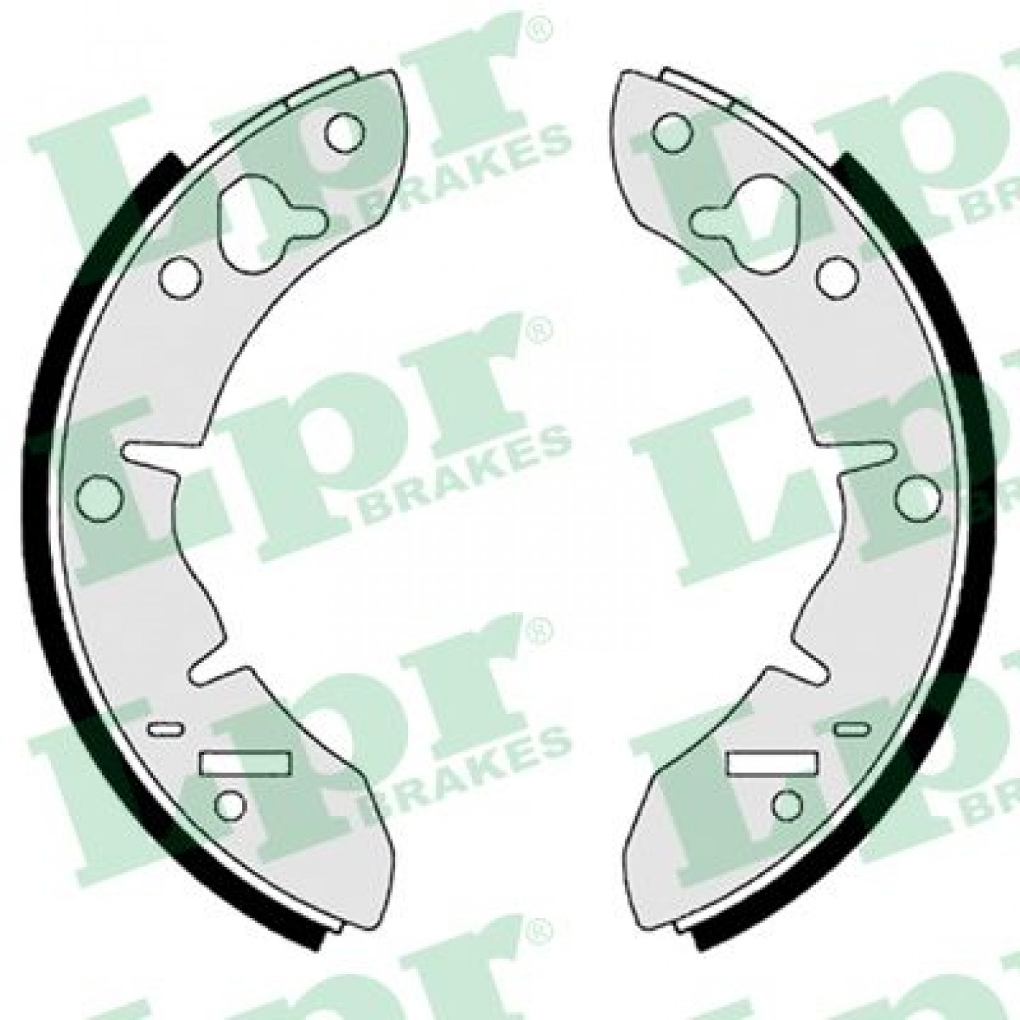 Bremsbackensatz LPR 00560