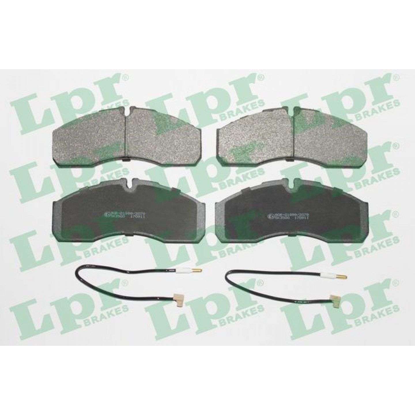 Kit pastiglie freno, Freno a disco LPR 05P1109A