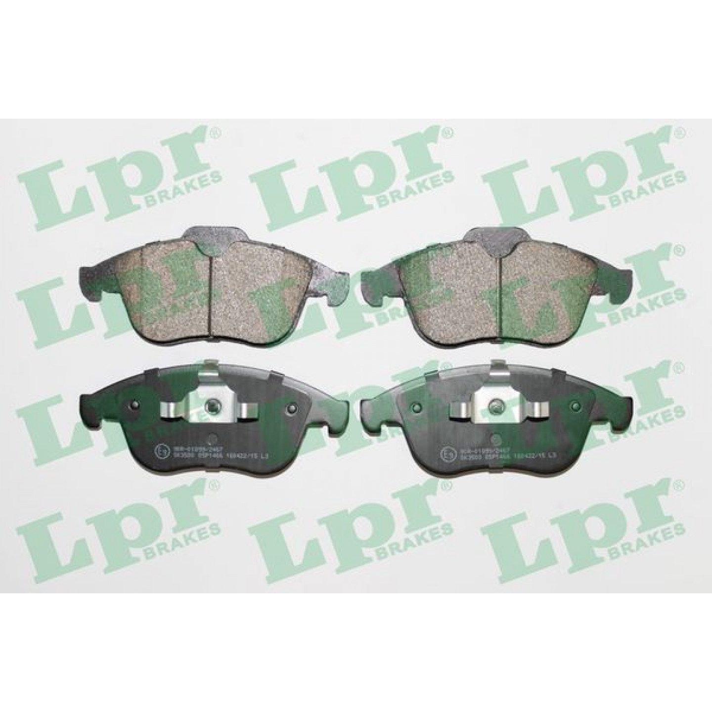 Kit de plaquettes de frein, frein à disque LPR 05P1466