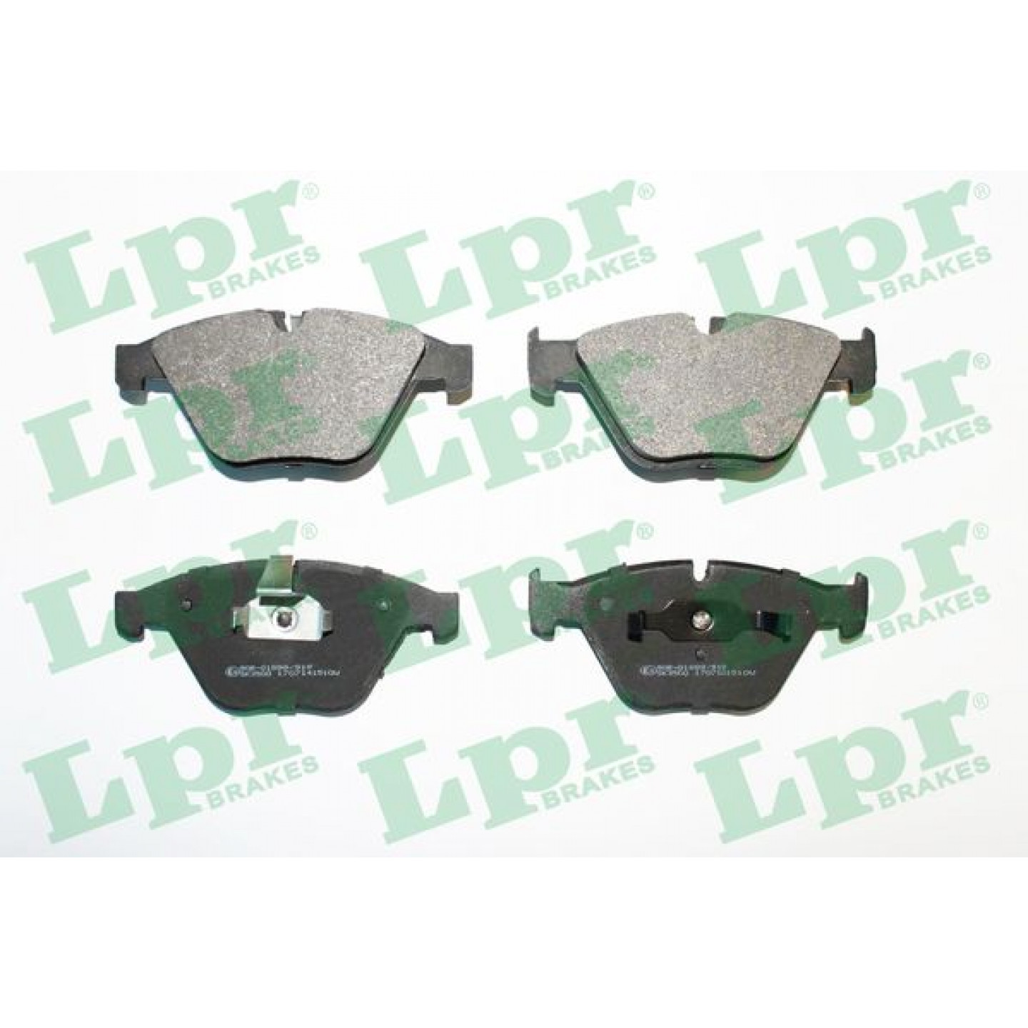 Kit de plaquettes de frein, frein à disque LPR 05P1510