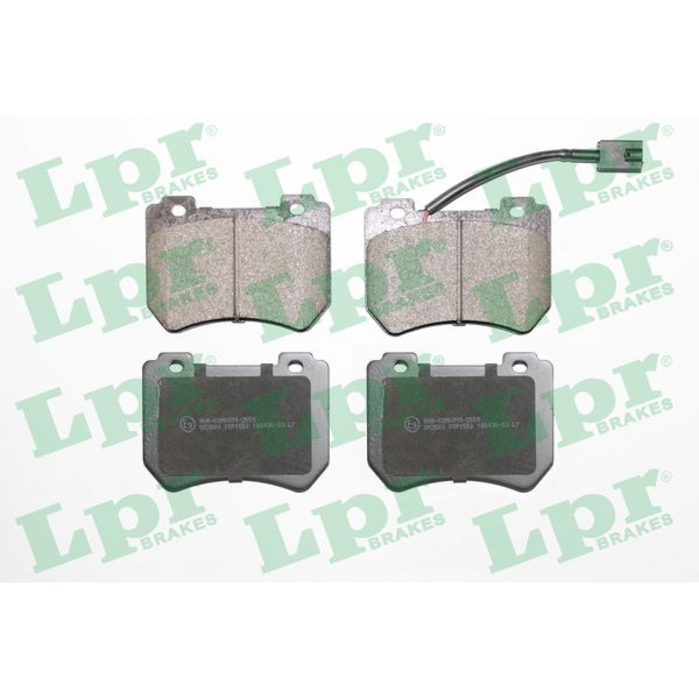 Kit de plaquettes de frein, frein à disque LPR 05P1552