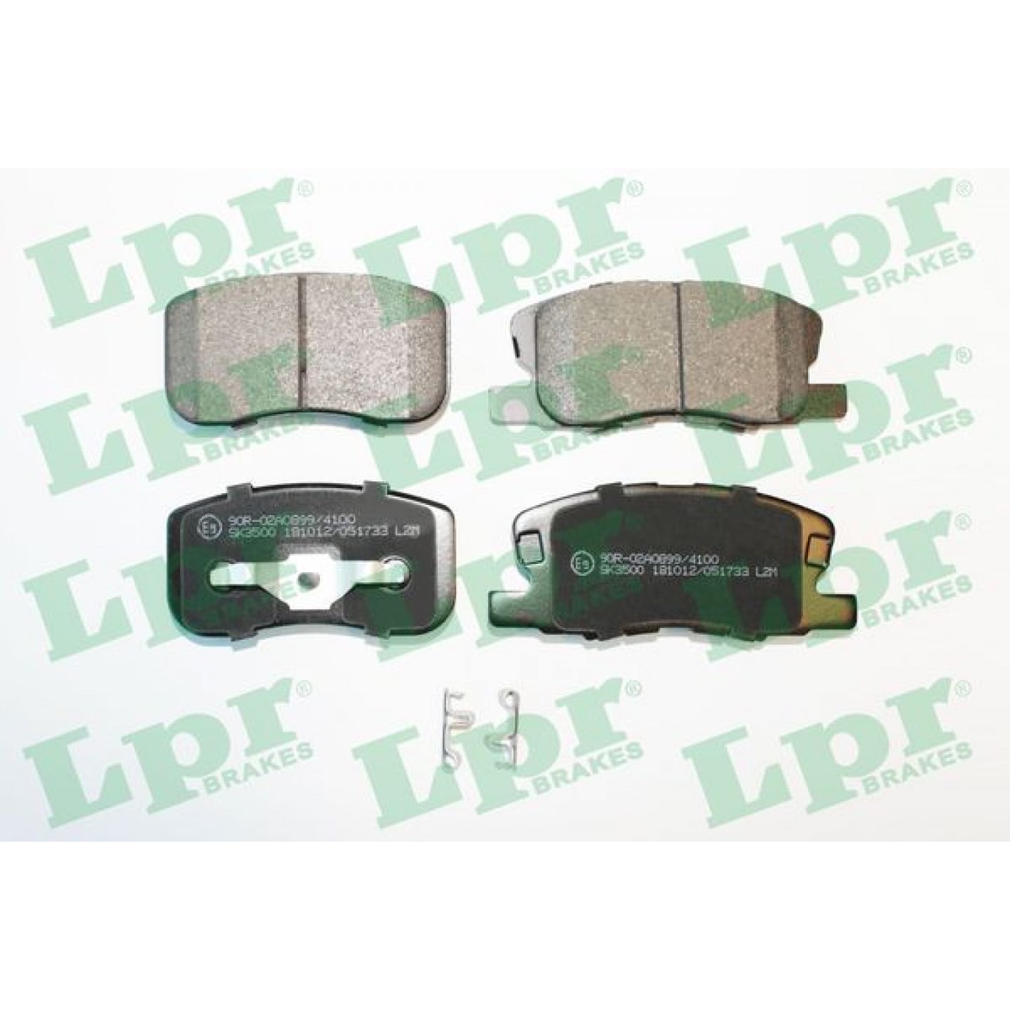 Kit pastiglie freno, Freno a disco LPR 05P1733