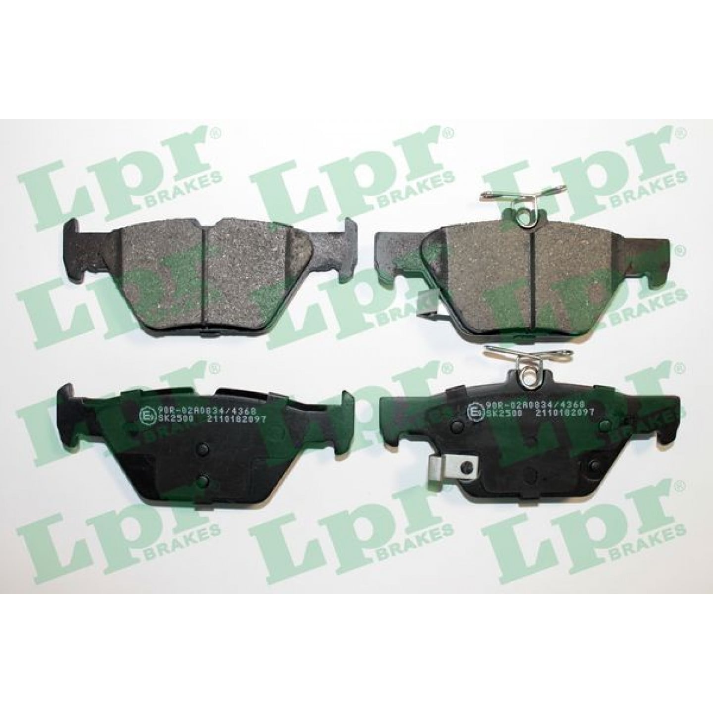 Kit de plaquettes de frein, frein à disque LPR 05P2097