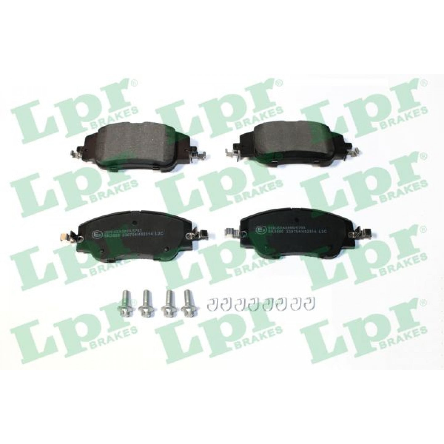 Kit de plaquettes de frein, frein à disque LPR 05P2314