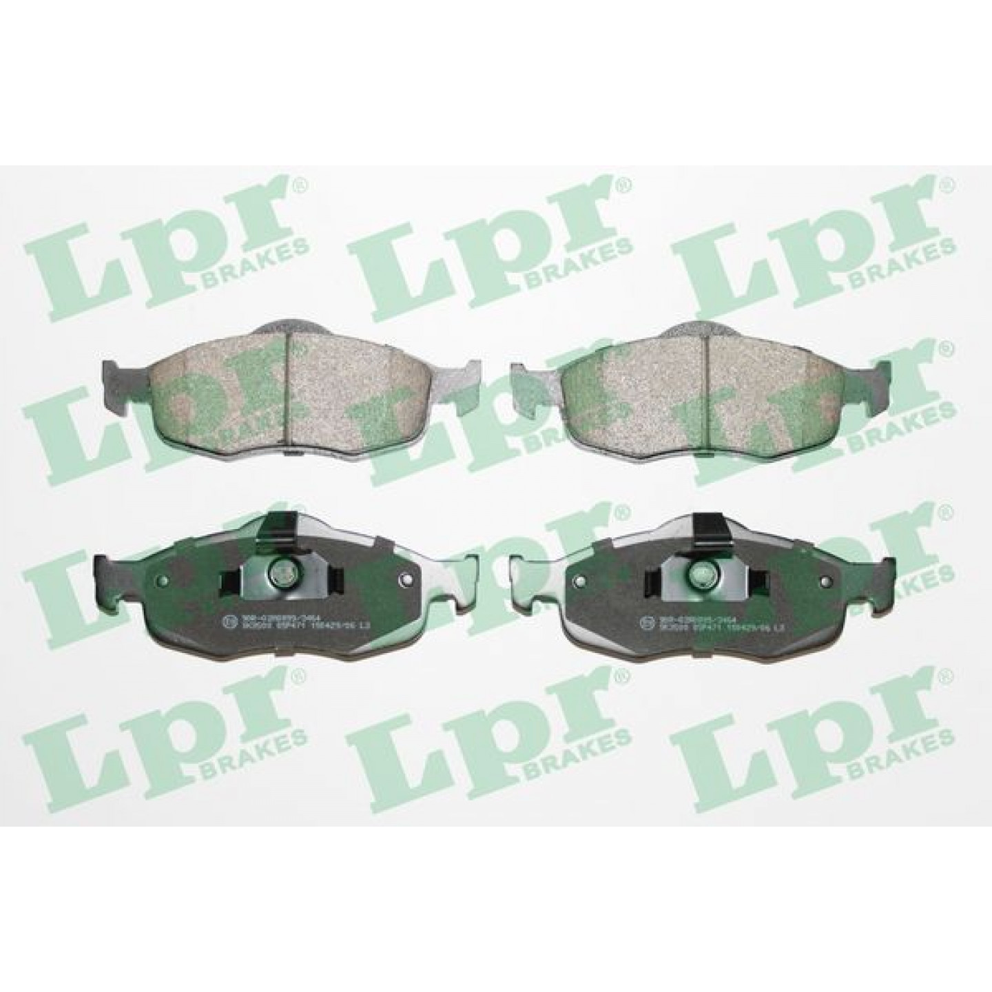 Kit de plaquettes de frein, frein à disque LPR 05P471