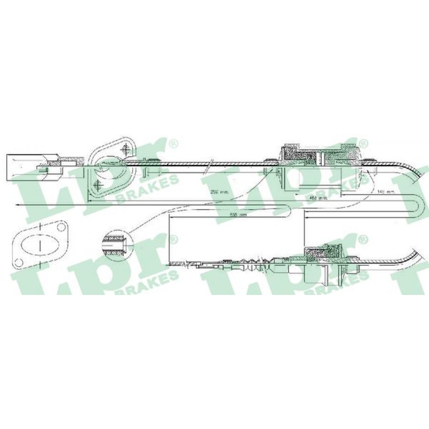 Cable de embrague LPR C0070C