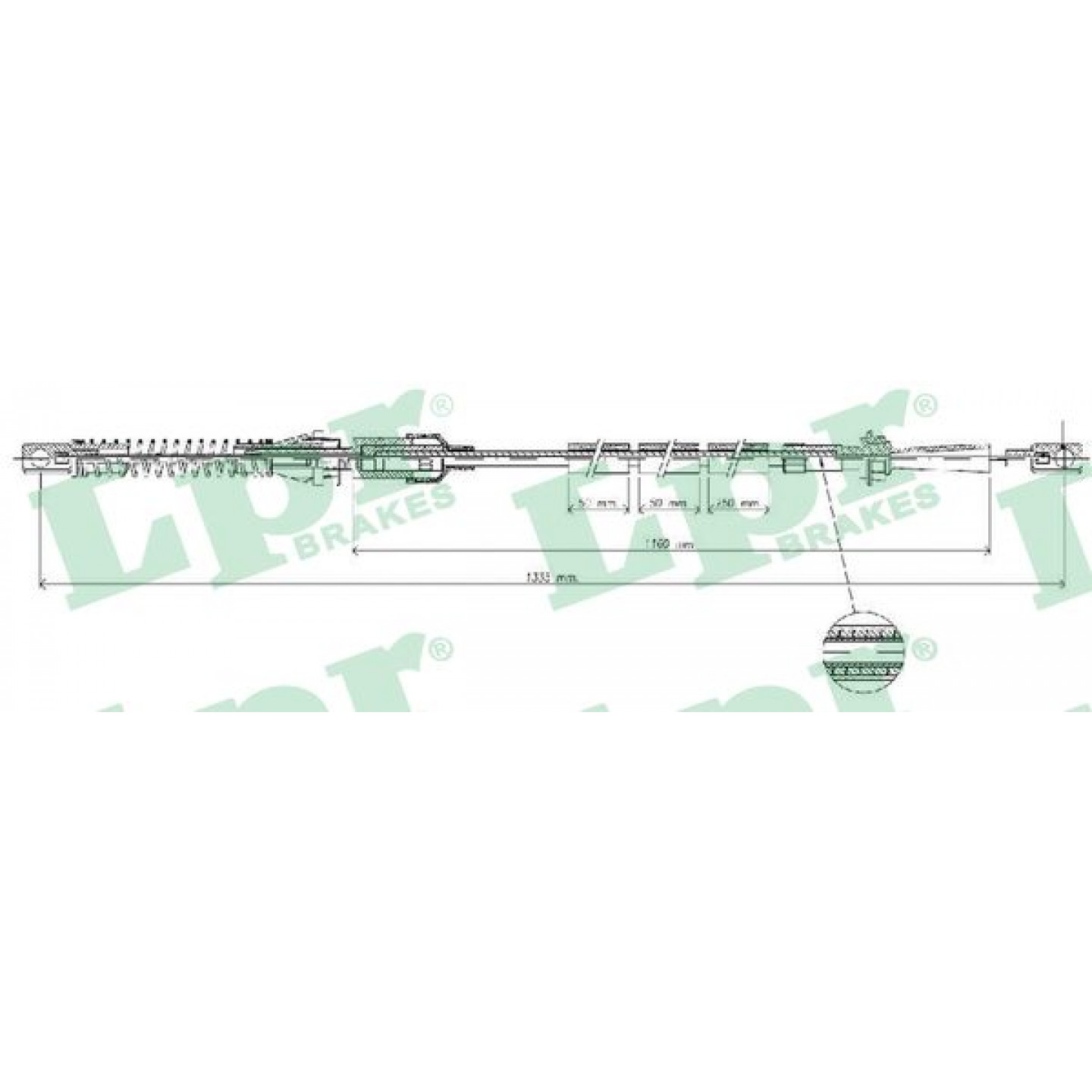 Cable del acelerador LPR C0073A