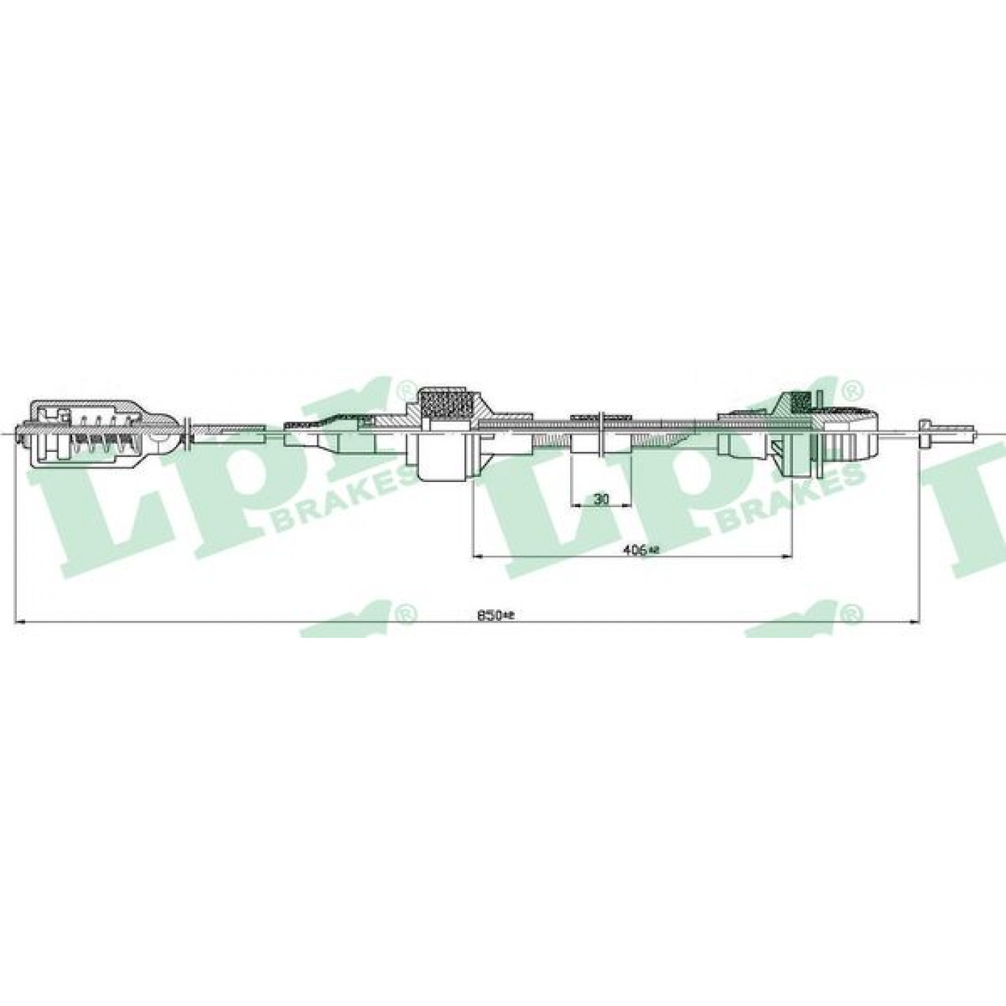 Cable de embrague LPR C0125C