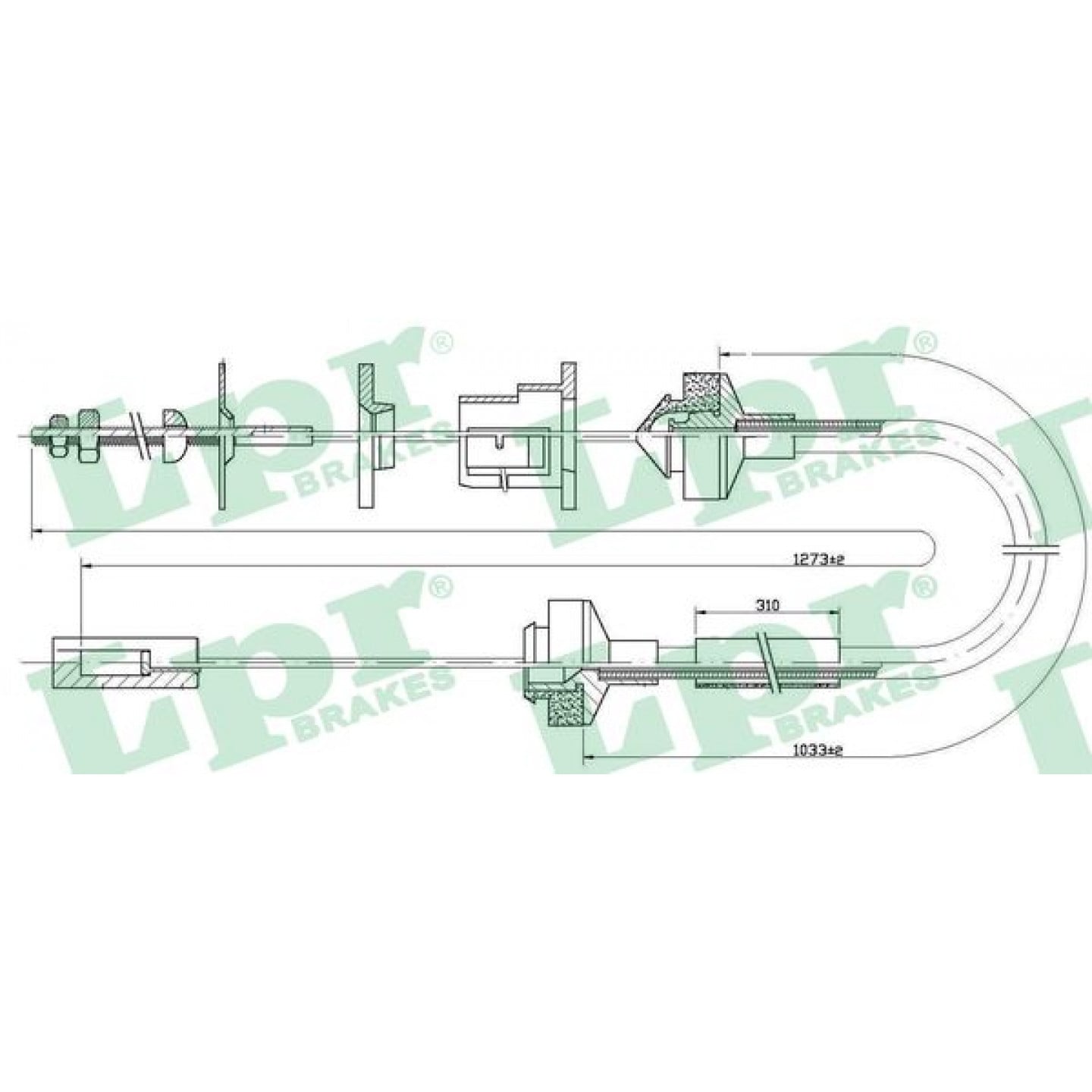 Cable de embrague LPR C0145C