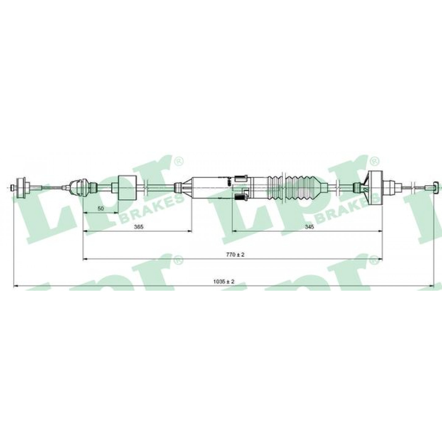 Cable de embrague LPR C0260C