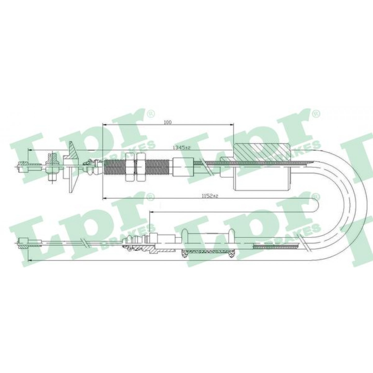 Cable de embrague LPR C0483C