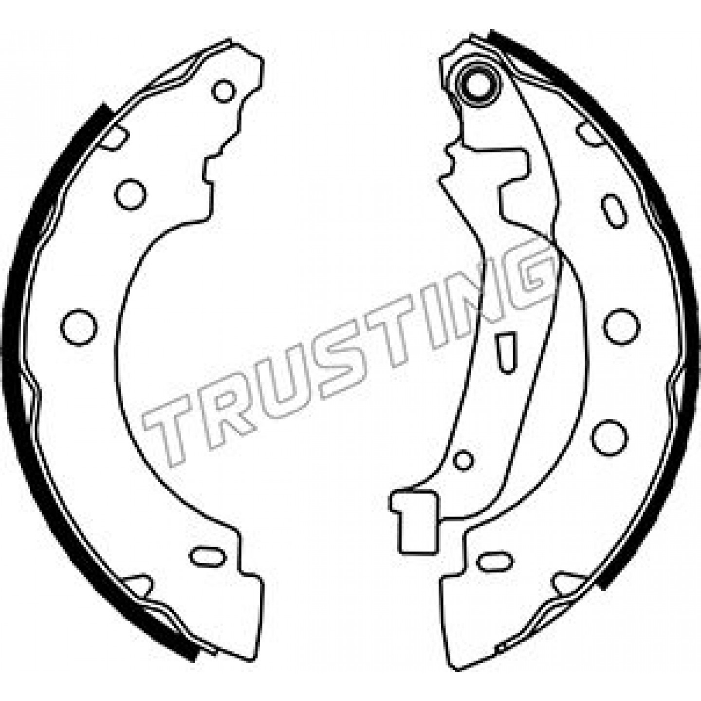 Bremsbackensatz TRUSTING 088.230