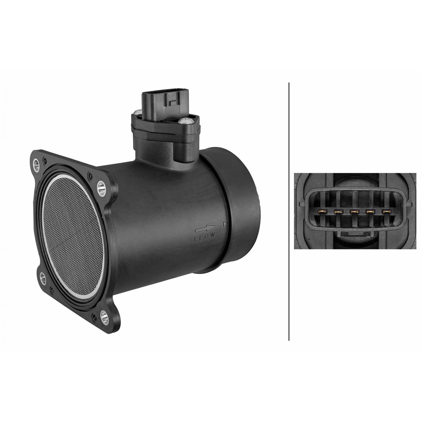 Luftmængdesensor HELLA 8ET 358 348-011