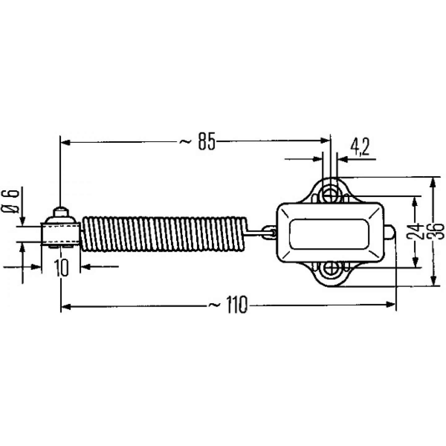 Interrupteur D'allumage Démarreur Aerzetix - Compatible Références 0914863 Et 90589314 - Pour Remplacement Pièce Auto