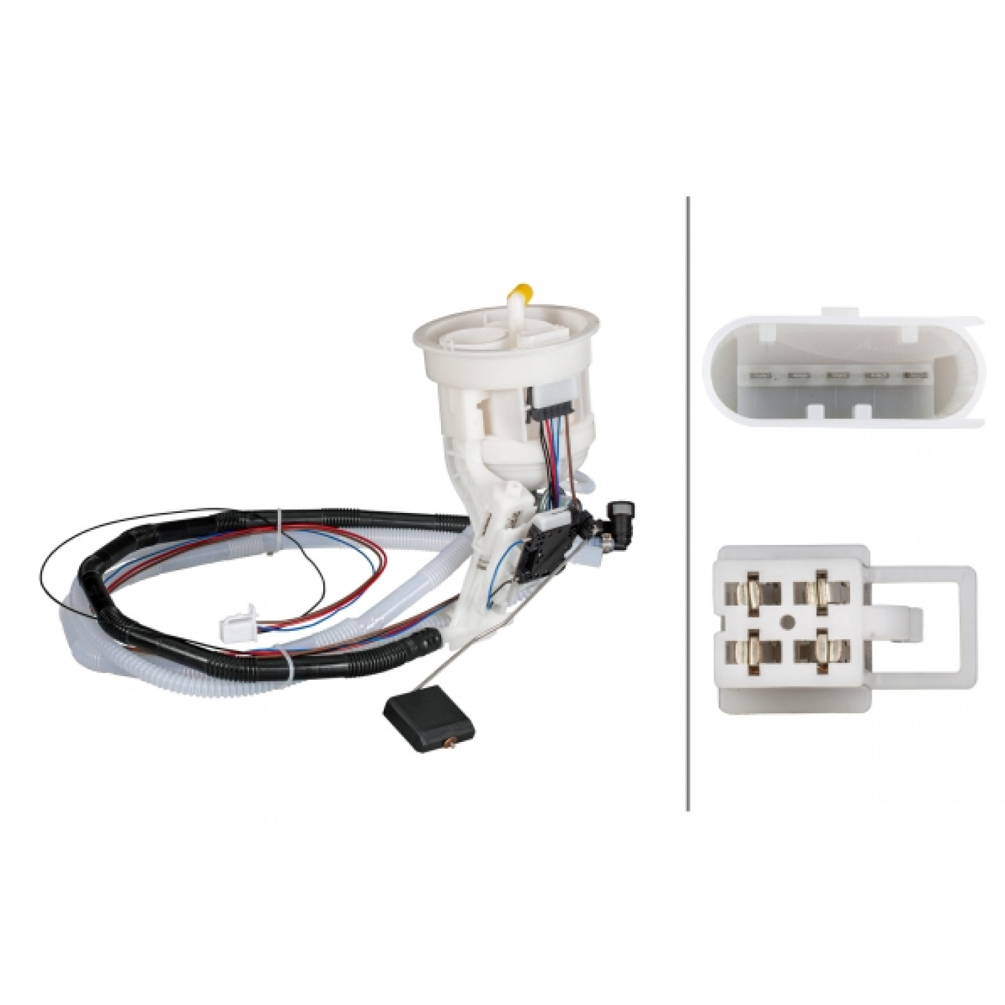 Pompe à Carburant (Unité D'Injection) HELLA 8TF 358 106-361 - 5 Pôles - Avec Joint Et Palpeur