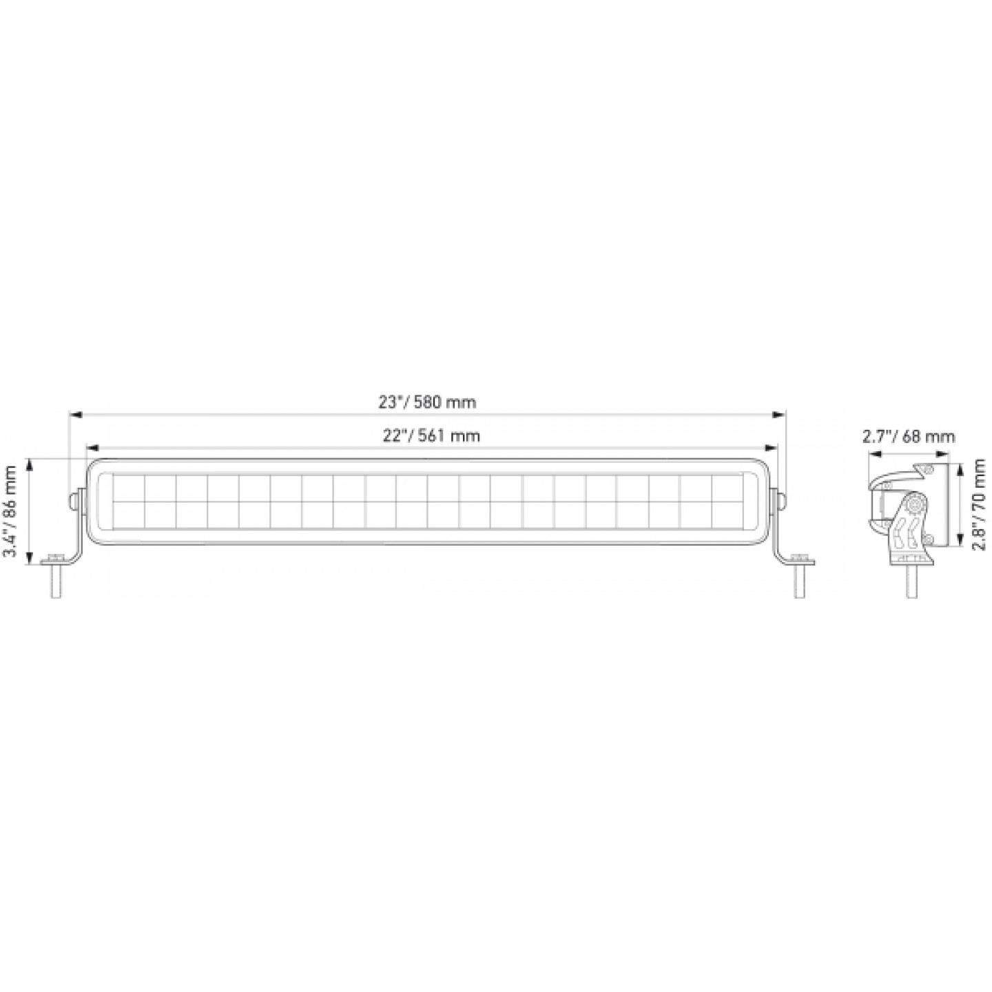 HELLA Calotta Faro di profondità 8XS 358 176-351