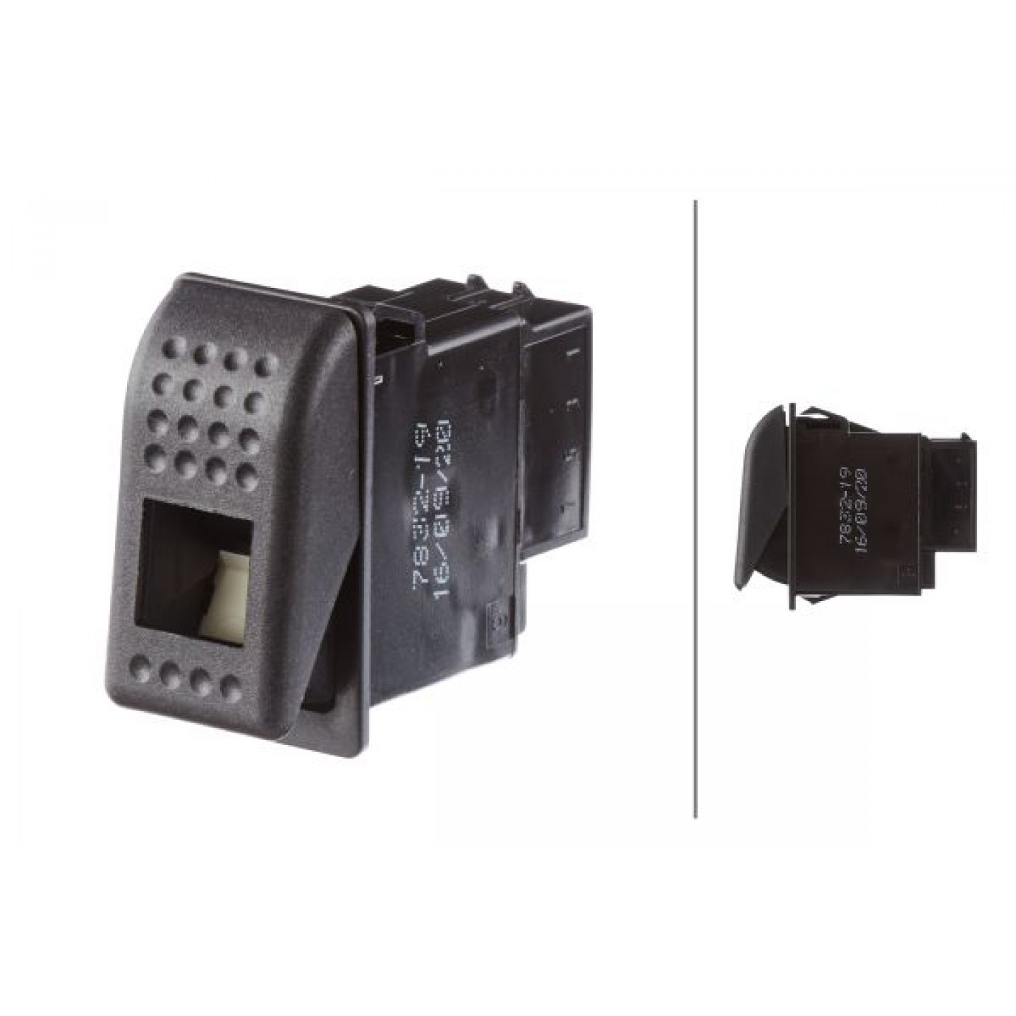 HELLA Interruttore 6GM 007 832-191 - Comando Rovesciamento S26, 4 Raccordi, Fissato Con Graffetta - 2