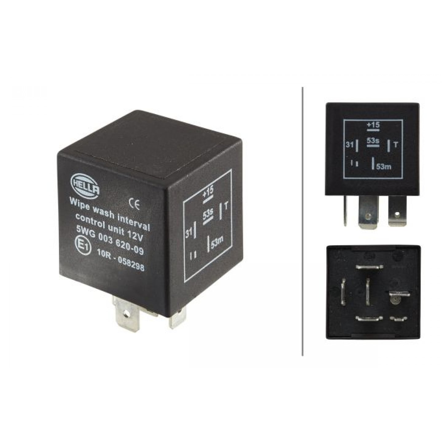 Relay, wipe-/wash interval HELLA 5WG 003 620-091 - Trodo.com