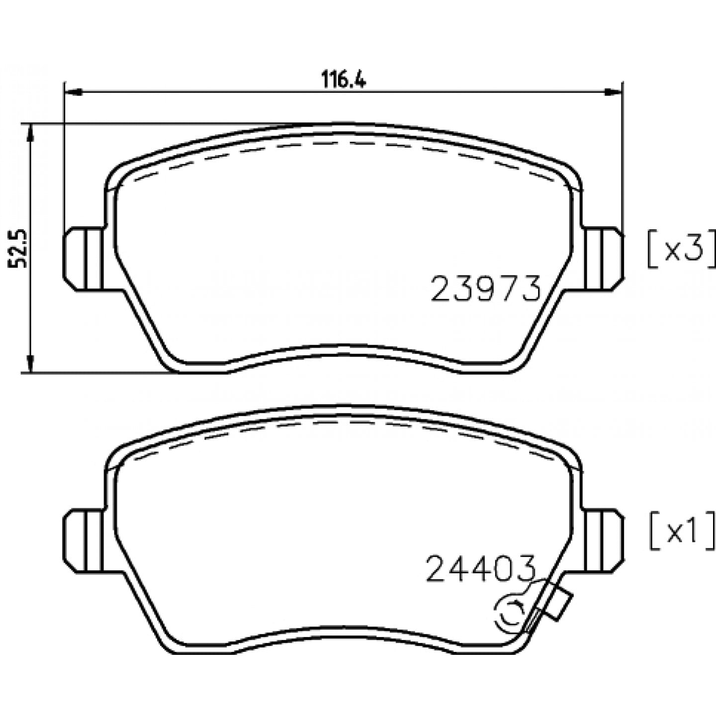 Bremseklodser HELLA 8DB 355 012-301