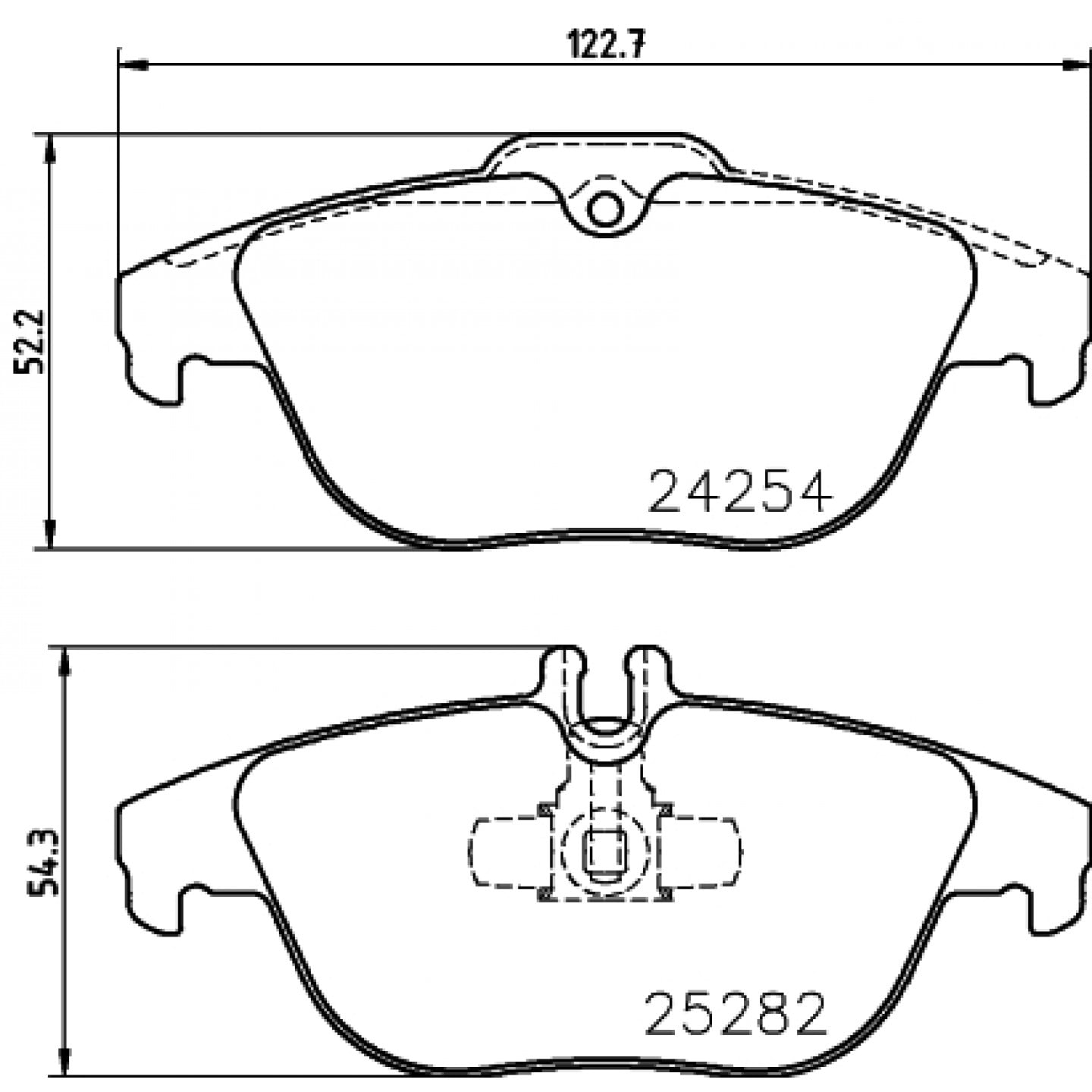 Bremseklodser HELLA 8DB 355 016-281