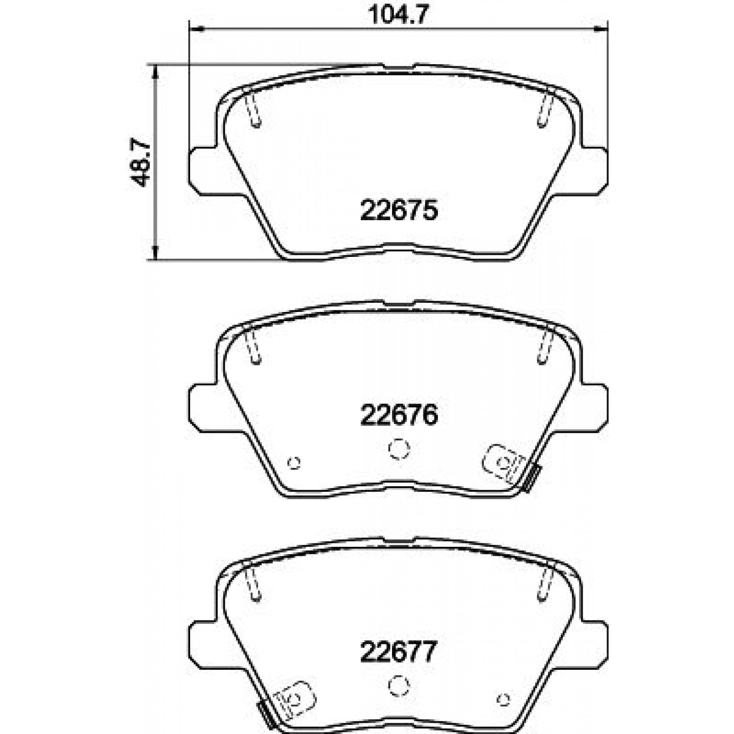 Bremseklodser HELLA 8DB 355 037-891