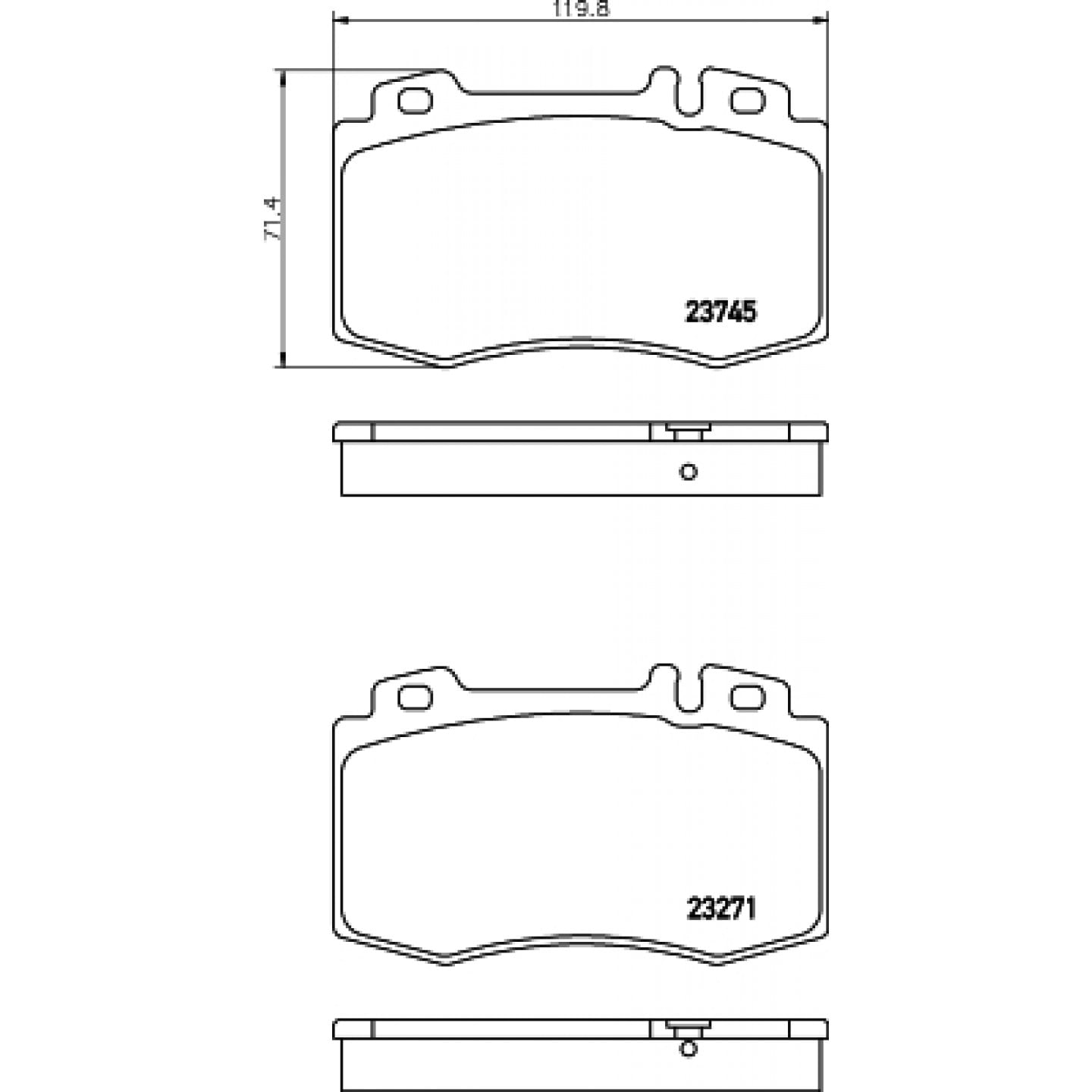 Hella Kit Pastiglie Freno, Freno A Disco 8Db 355 010-101