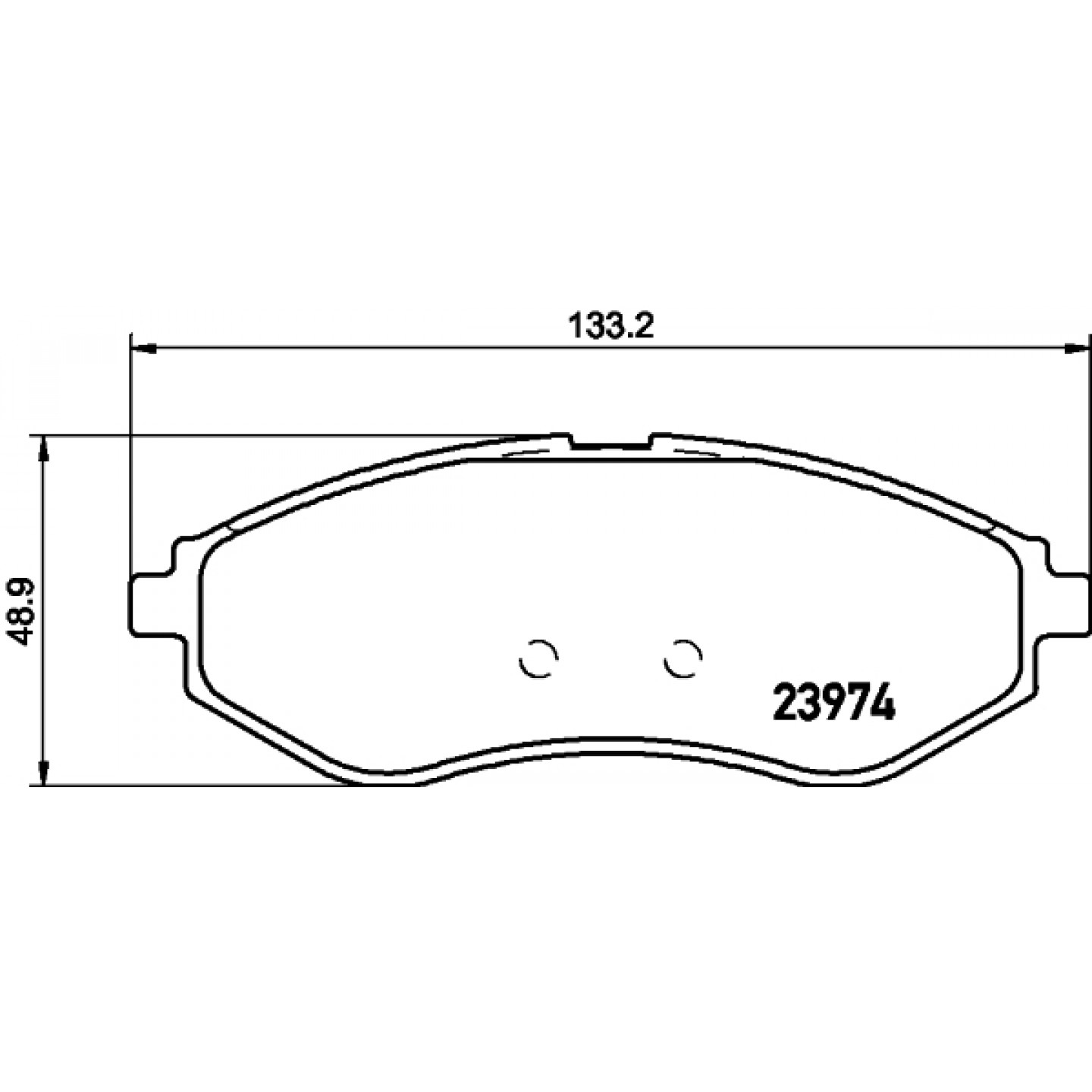 Sada brzdových destiček, kotoučová brzda HELLA 8DB 355 011-251