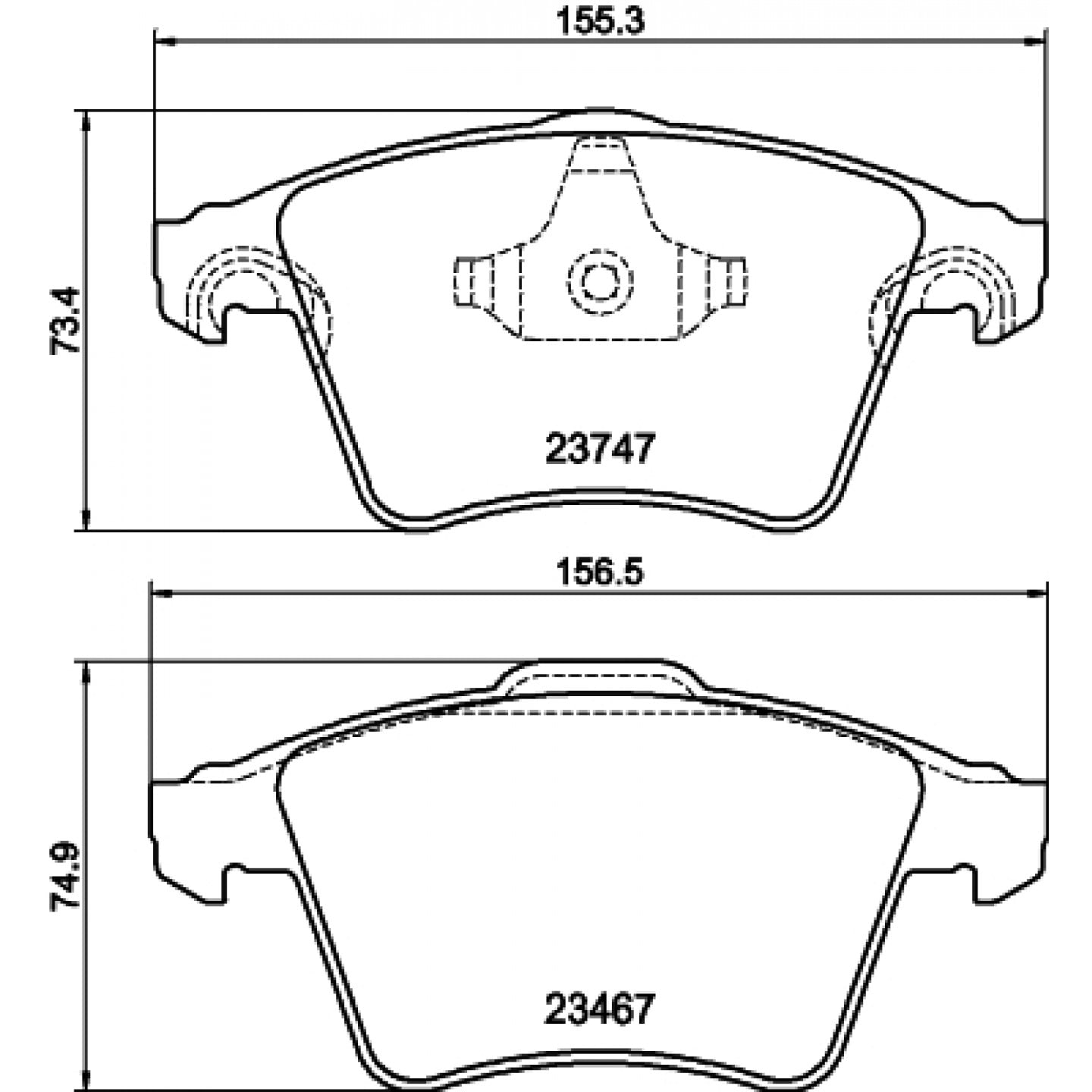 Bremseklodser HELLA 8DB 355 013-821